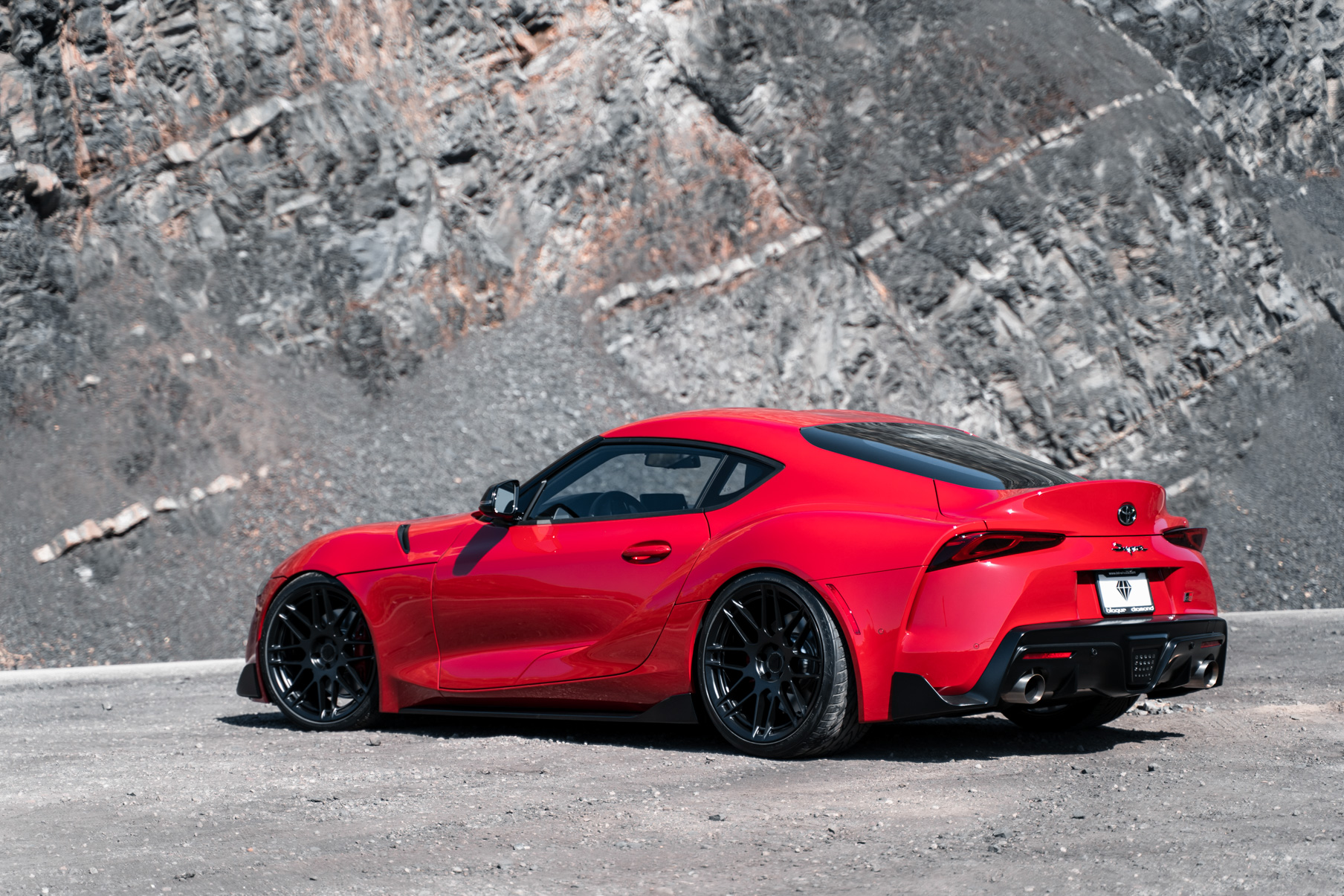 A 2020 Toyota Supra Launch Edition on 20 Inch BD-F12 Gloss Black Wheels
