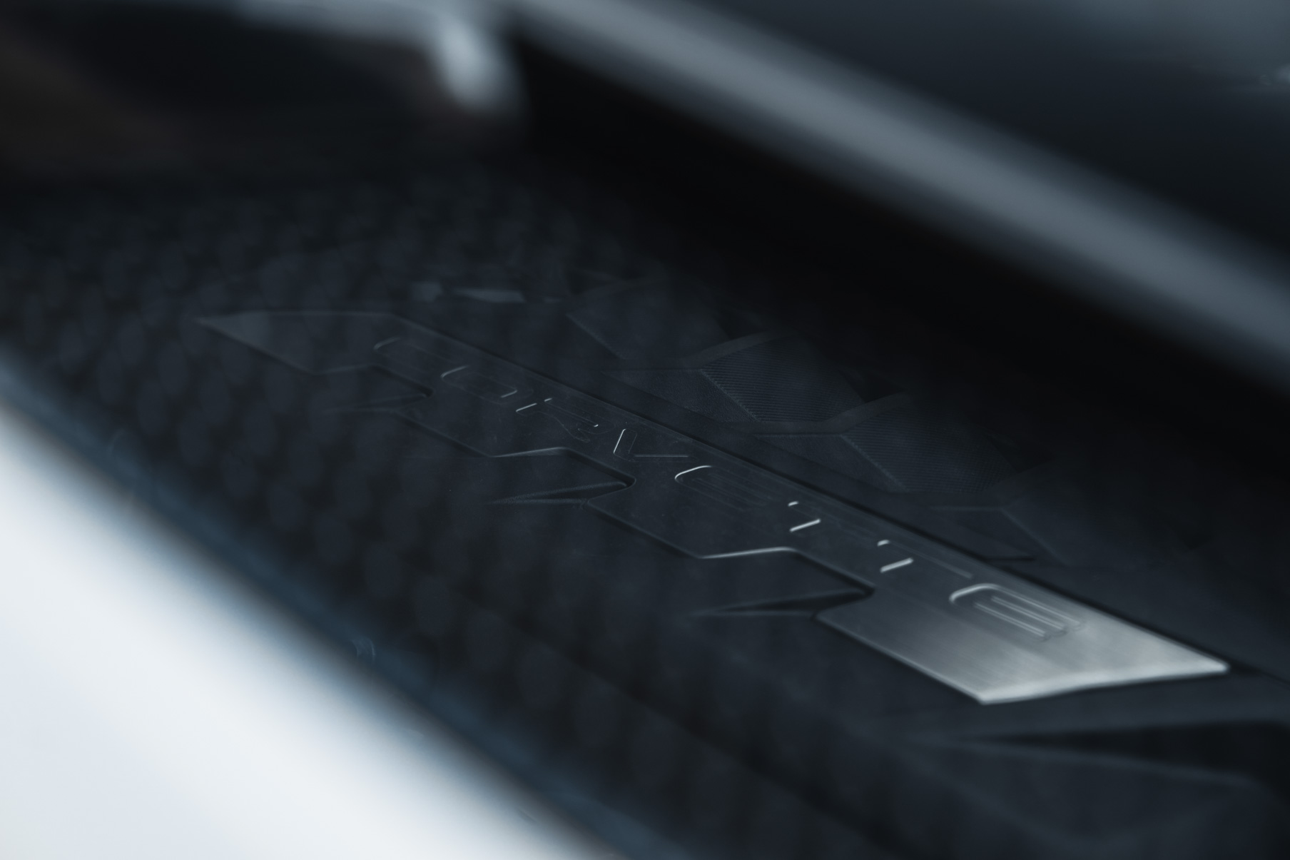 A 2020 Chevrolet Corvette C8 on Blaque Diamond BD-F12 Satin Black Wheels