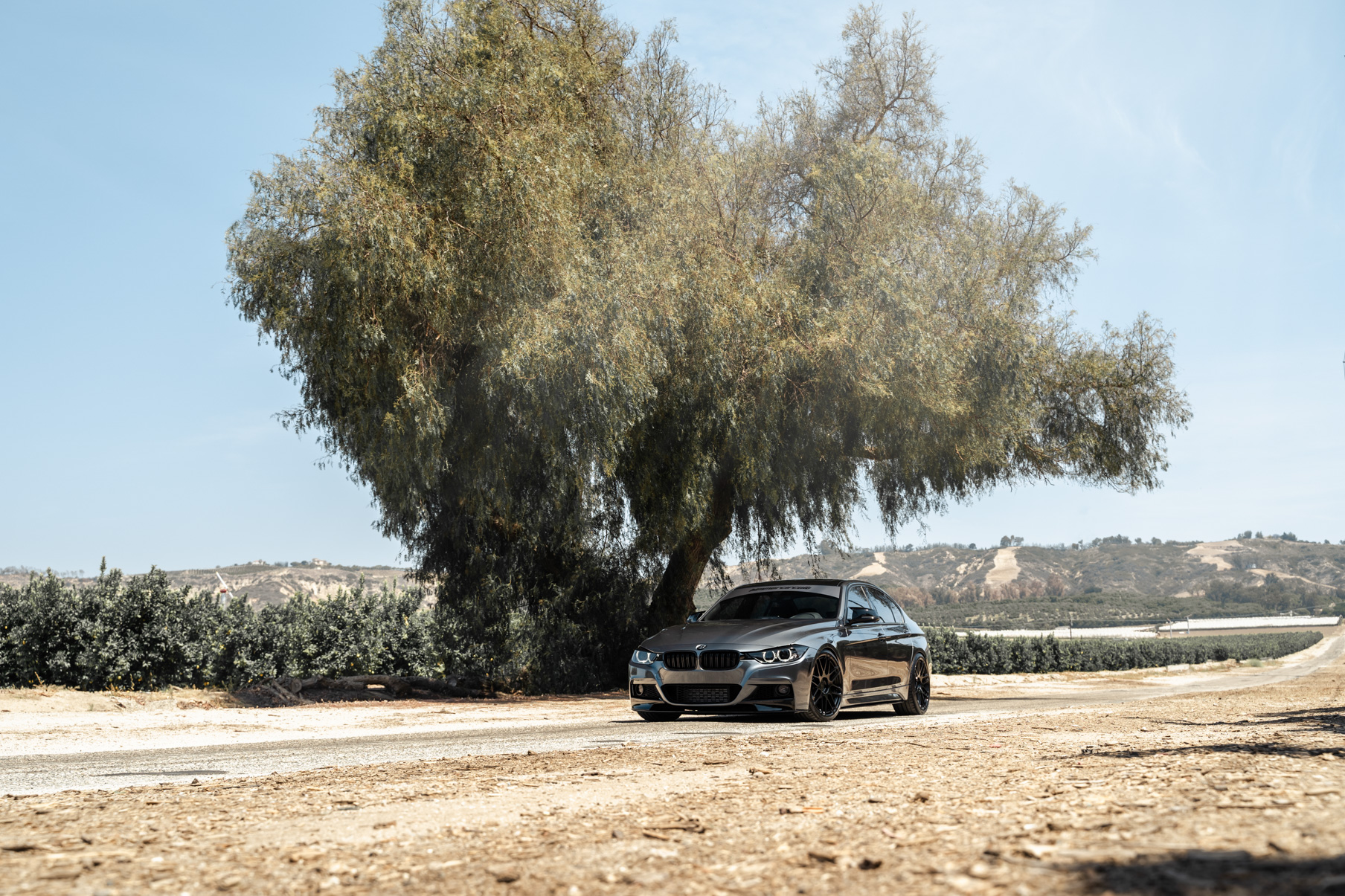 A 2015 BMW 335i on Blaque Diamond BD-F12 Custom Gloss Black Wheels
