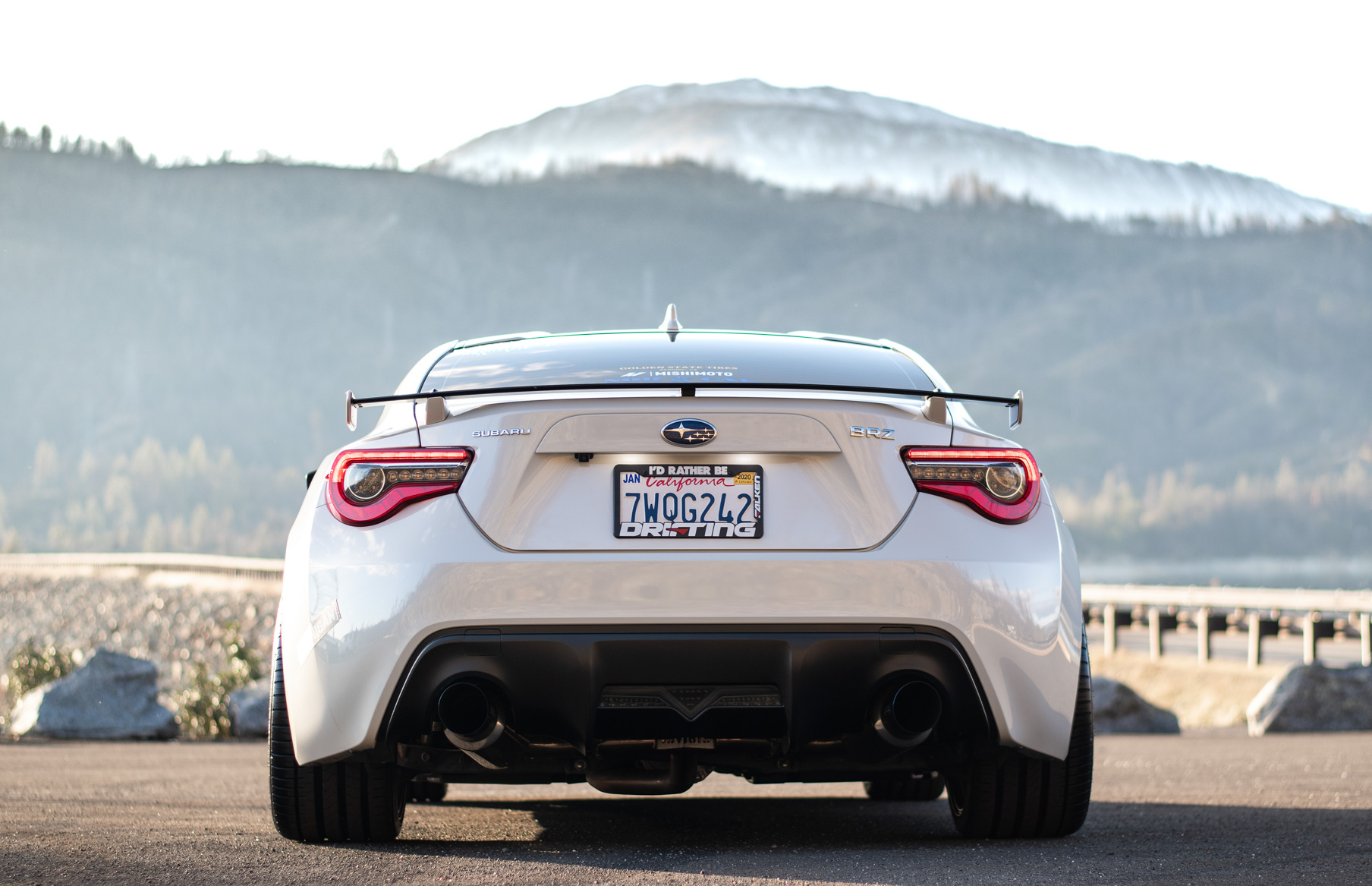 A 2018 Subaru BRZ on 19 Inch Blaque Diamond BD-F18 Bronze Wheels