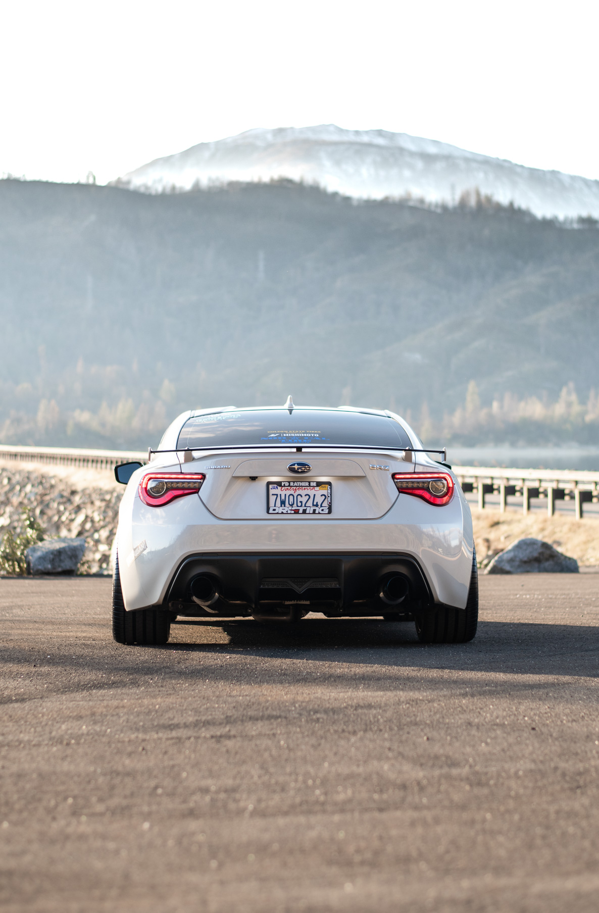A 2018 Subaru BRZ on 19 Inch Blaque Diamond BD-F18 Bronze Wheels