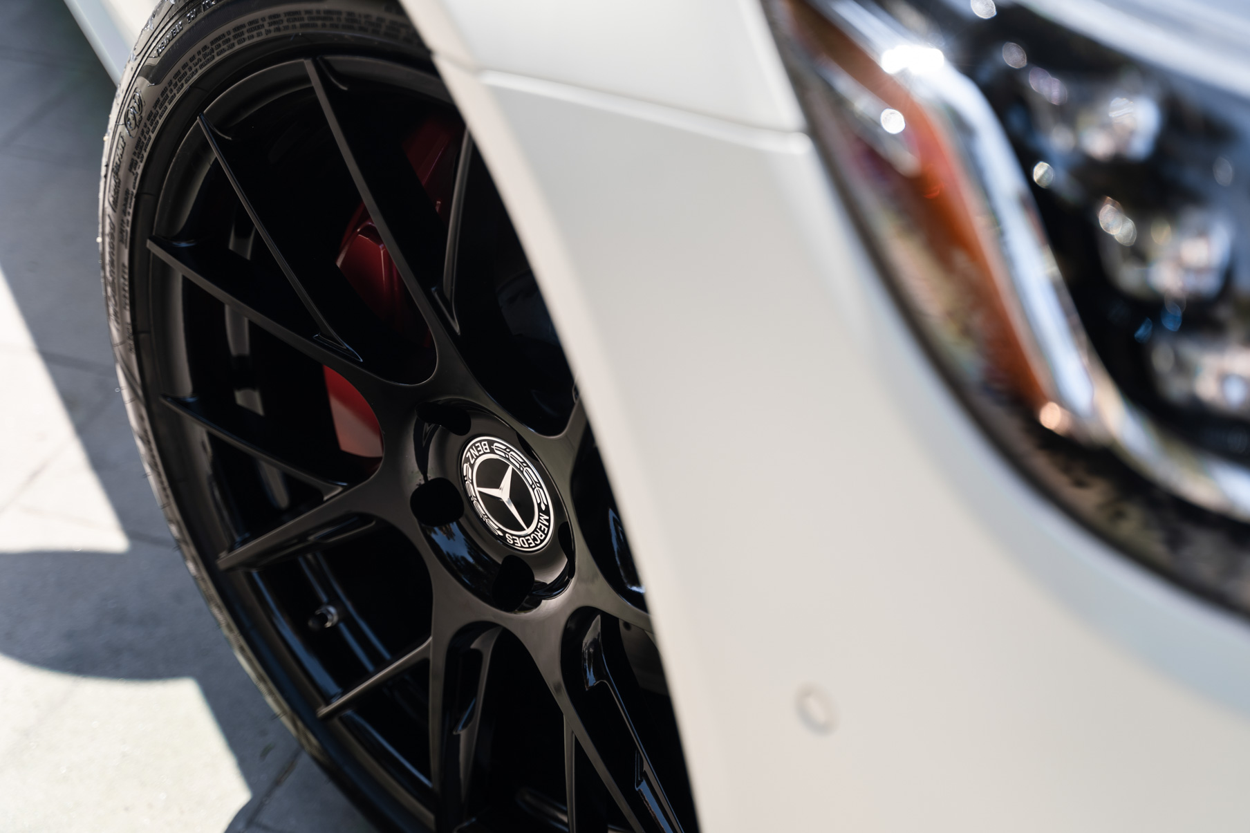 A 2020 Mercedes-Benz S650 on Blaque Diamond BD-F18 Gloss Black Wheels