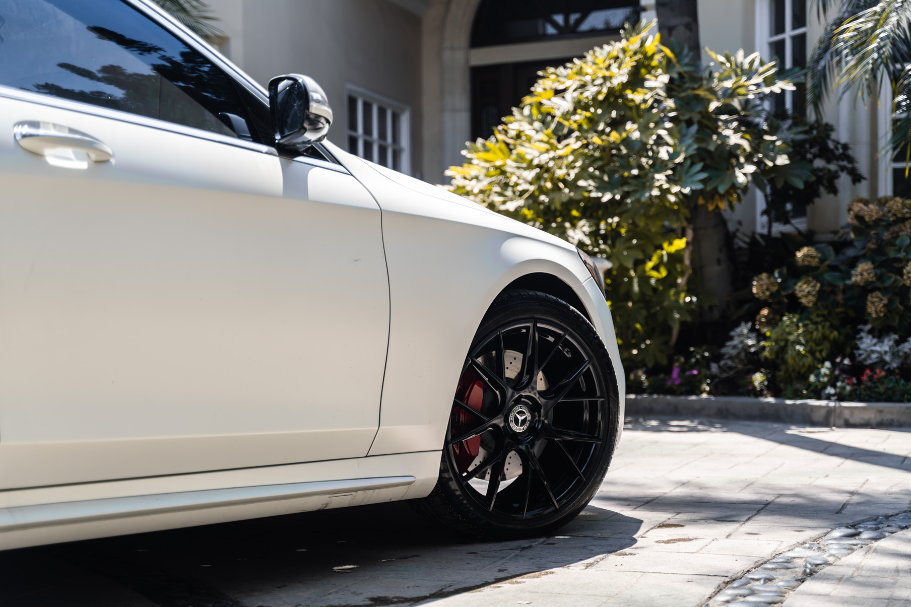 A 2020 Mercedes-Benz S650 on Blaque Diamond BD-F18 Gloss Black Wheels
