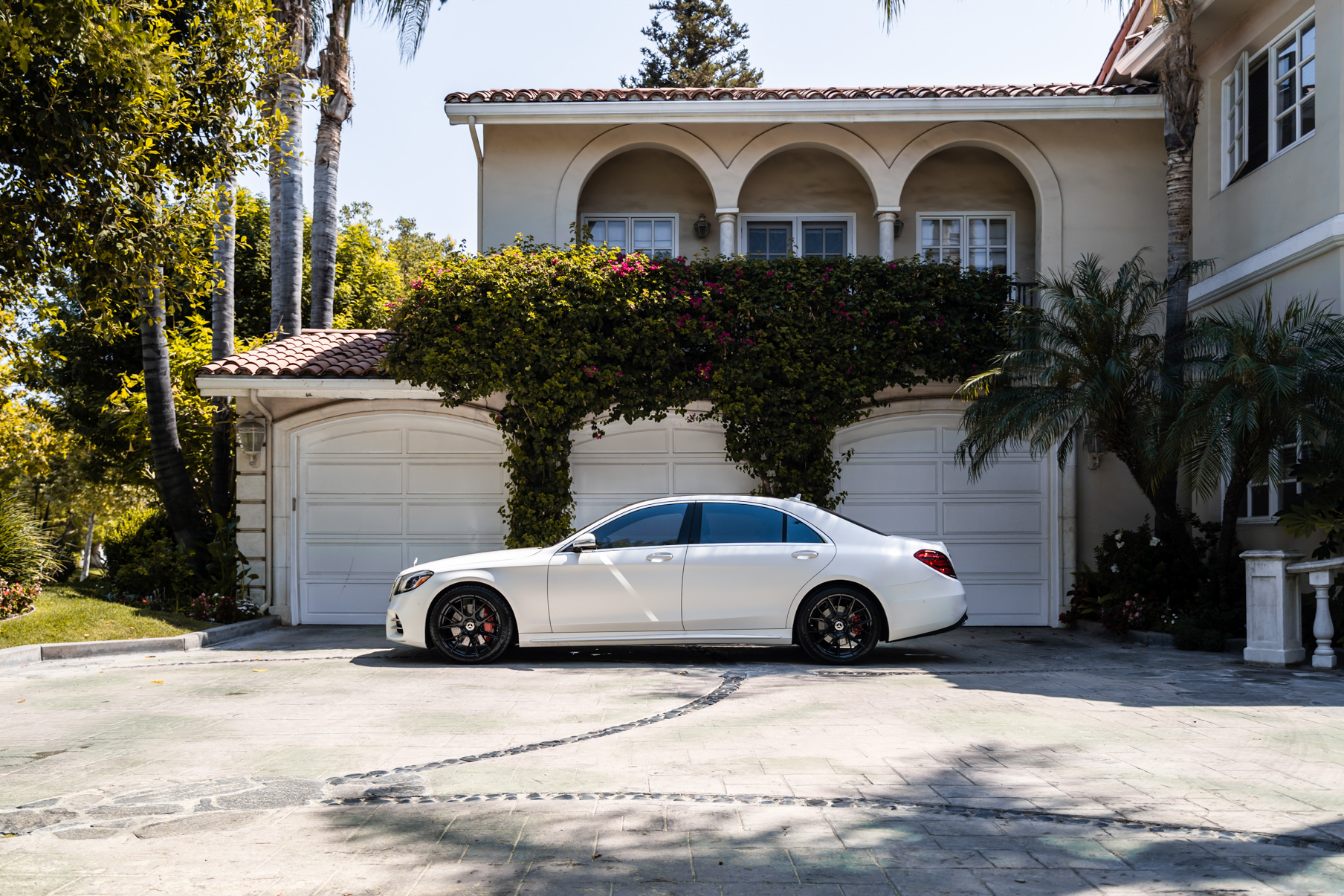 A 2020 Mercedes-Benz S650 on Blaque Diamond BD-F18 Gloss Black Wheels