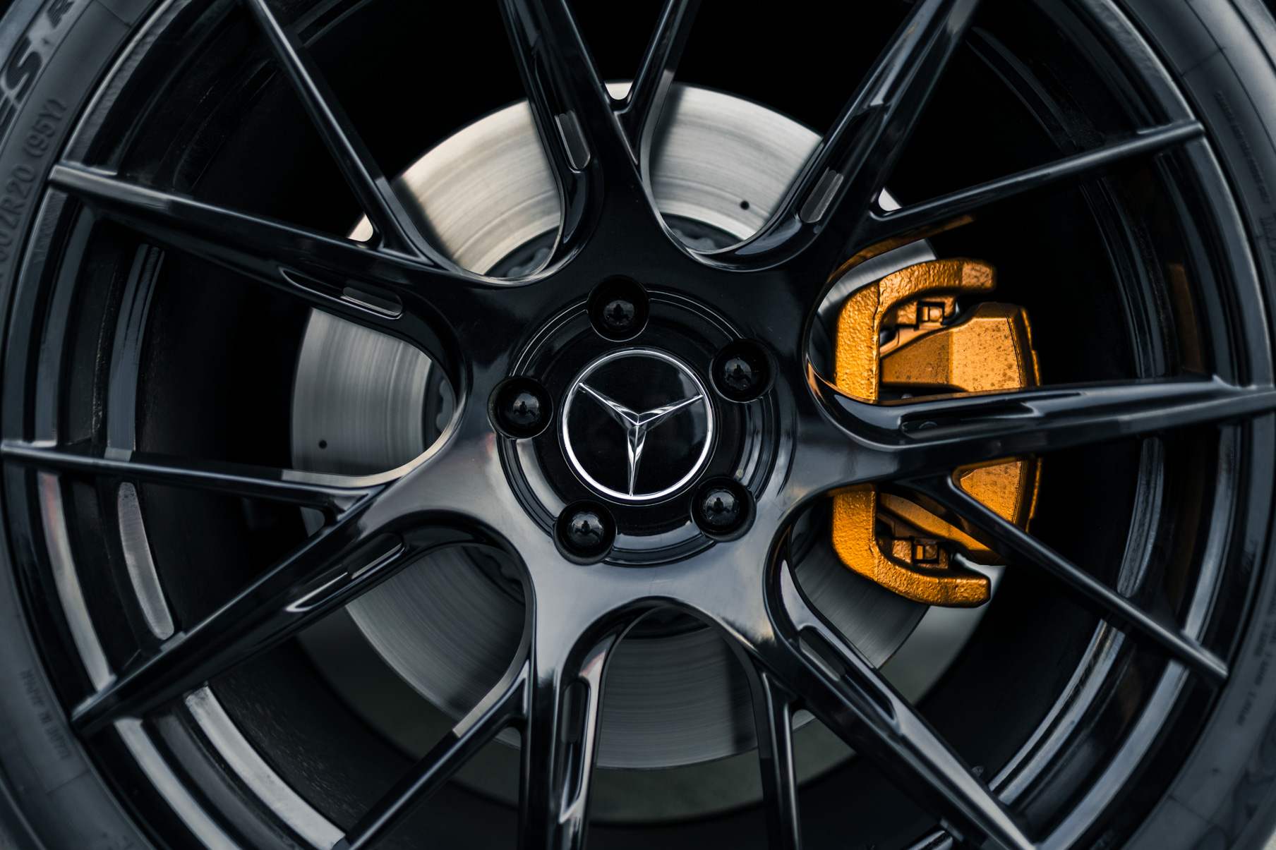 A 2019 Mercedes-Benz E53 on Blaque Diamond BD-F18 Gloss Black Wheels