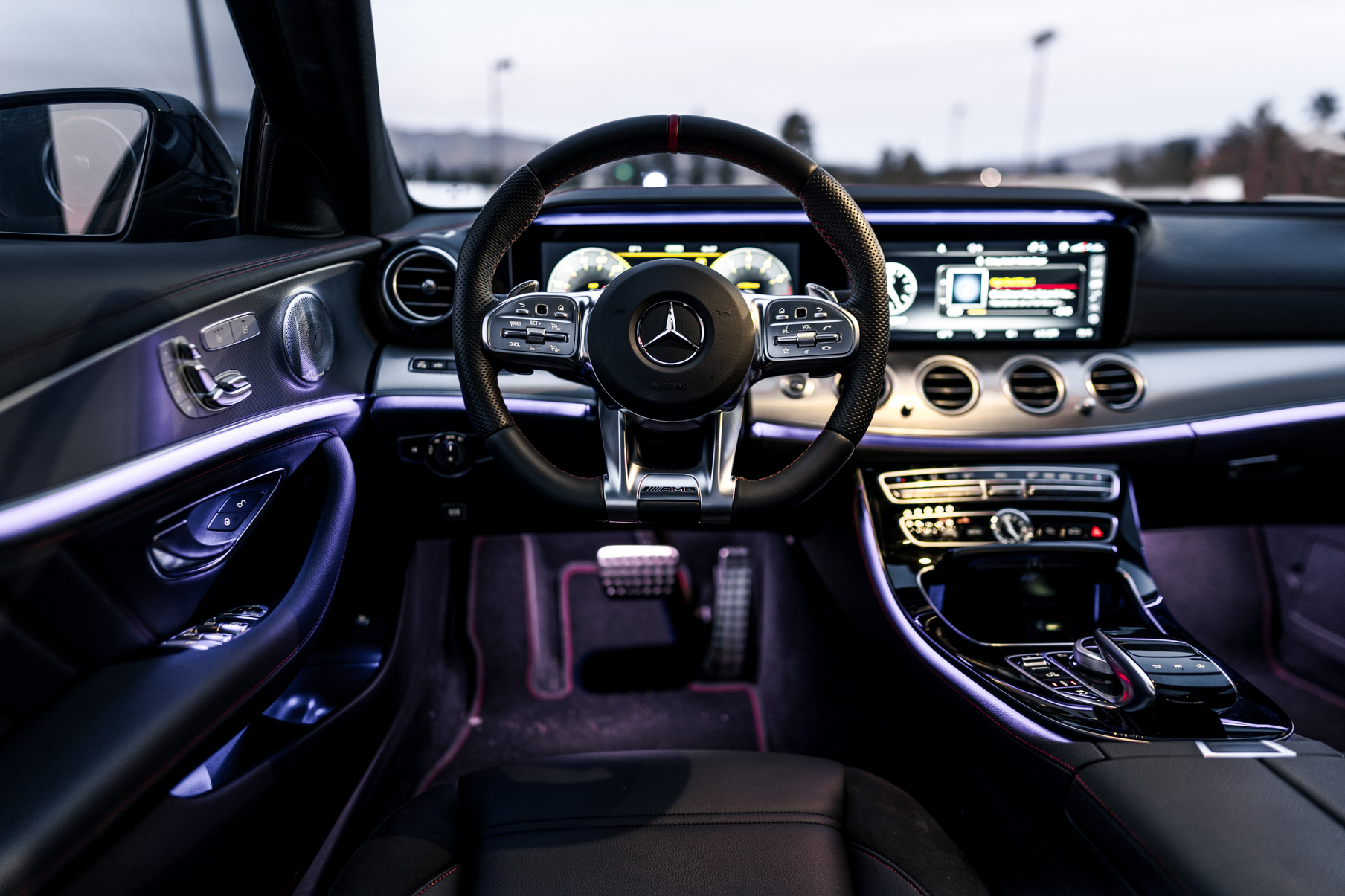 A 2019 Mercedes-Benz E53 on Blaque Diamond BD-F18 Gloss Black Wheels