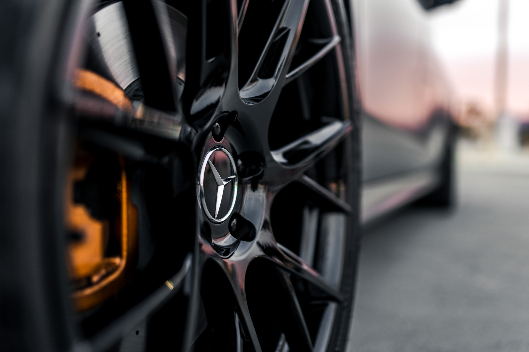 A 2019 Mercedes-Benz E53 on Blaque Diamond BD-F18 Gloss Black Wheels