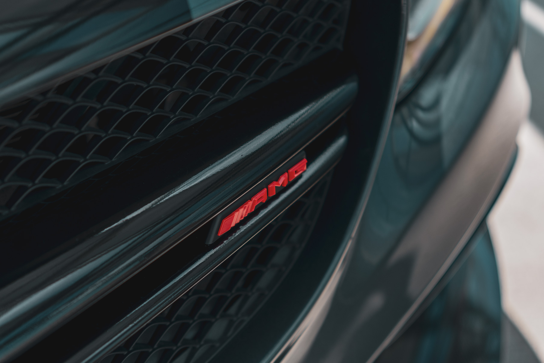 A 2018 Mercedes-Benz C63 on 20 Inch Blaque Diamond BD-F18 Gloss Black Wheels