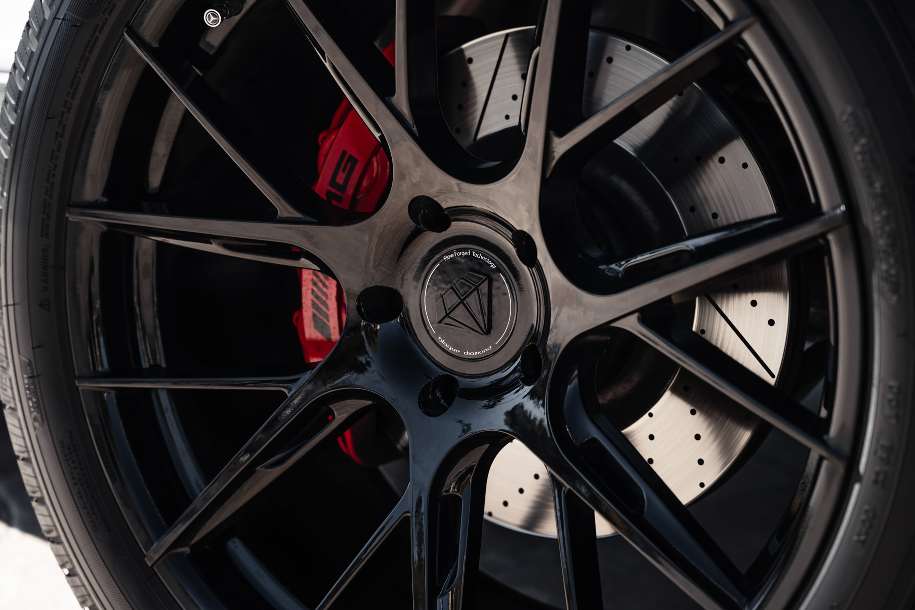 A 2017 Mercedes-Benz G63 AMG on Blaque Diamond BD-F18 Gloss Black Wheels