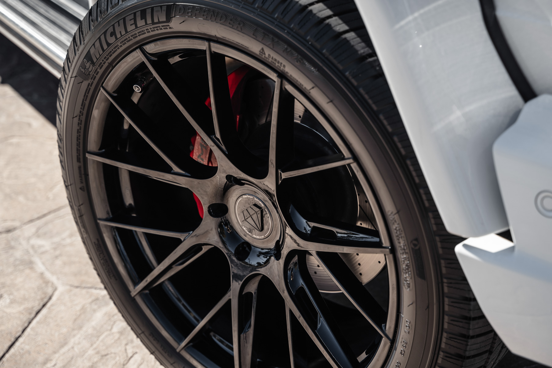 A 2017 Mercedes-Benz G63 AMG on Blaque Diamond BD-F18 Gloss Black Wheels