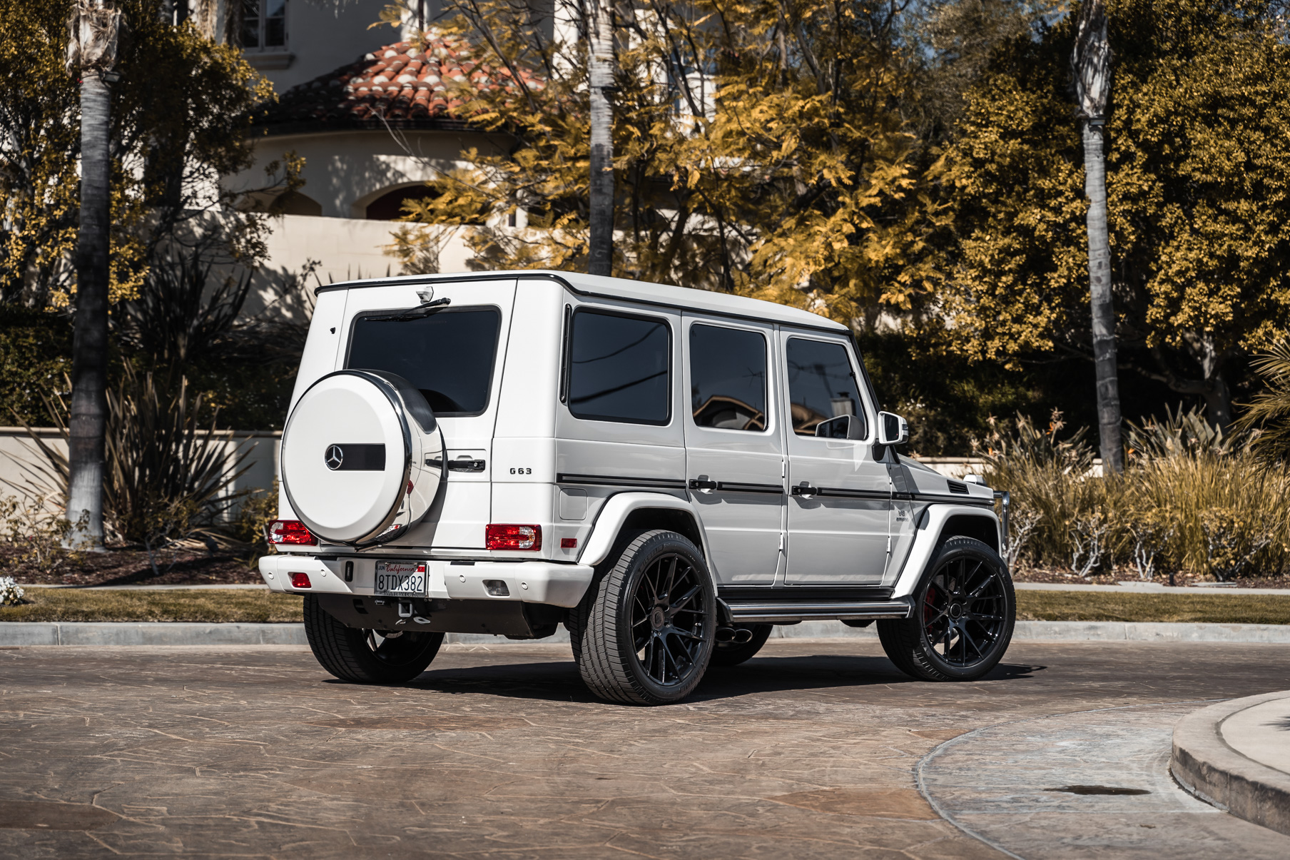 A 2017 Mercedes-Benz G63 AMG on Blaque Diamond BD-F18 Gloss Black Wheels