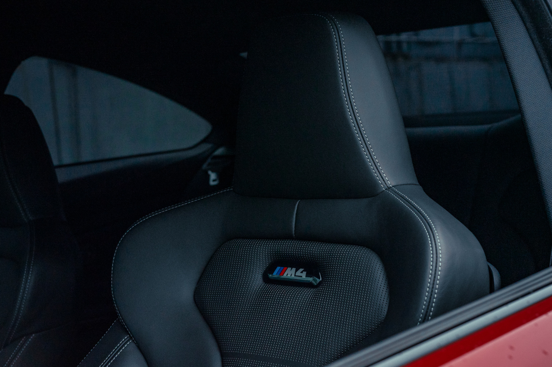 A 2018 BMW M4 on 20 Inch Blaque Diamond BD-F18 Gloss Black Wheels