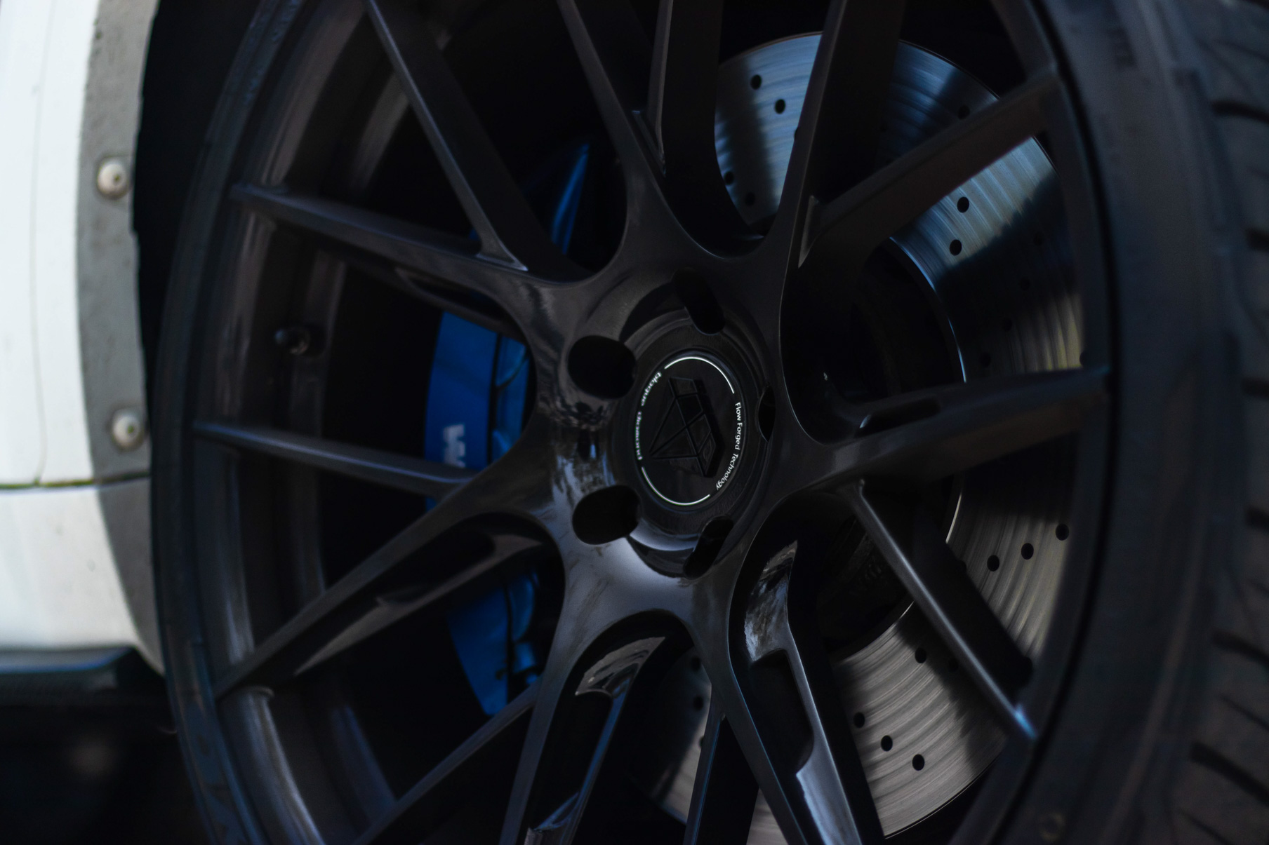 A 2018 BMW X6M on 22 Inch Blaque Diamond BD-F18 Gloss Black Wheels