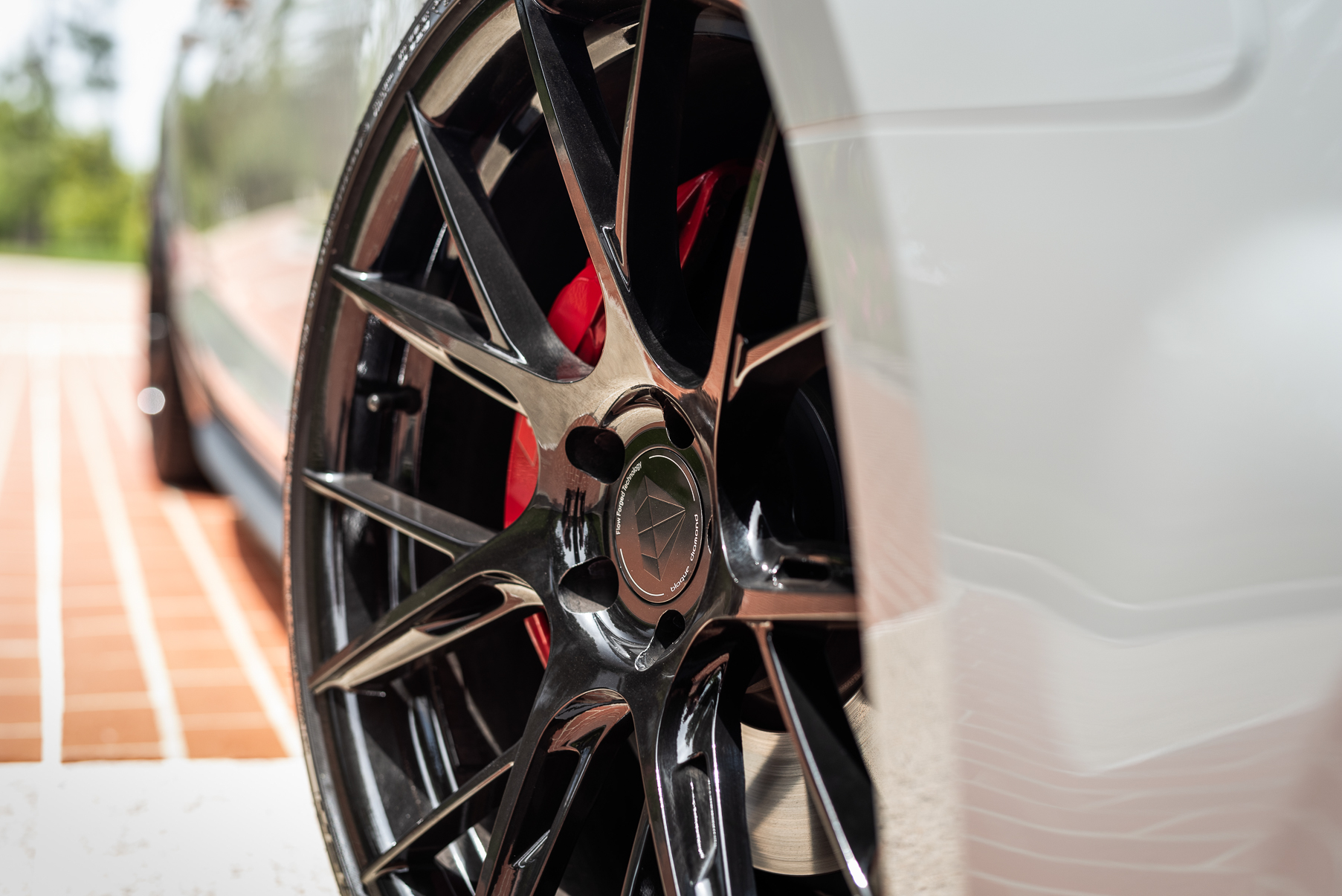 A 2018 Audi S5 Nardo on 20 Inch Blaque Diamond BD-F18 Gloss Black Wheels