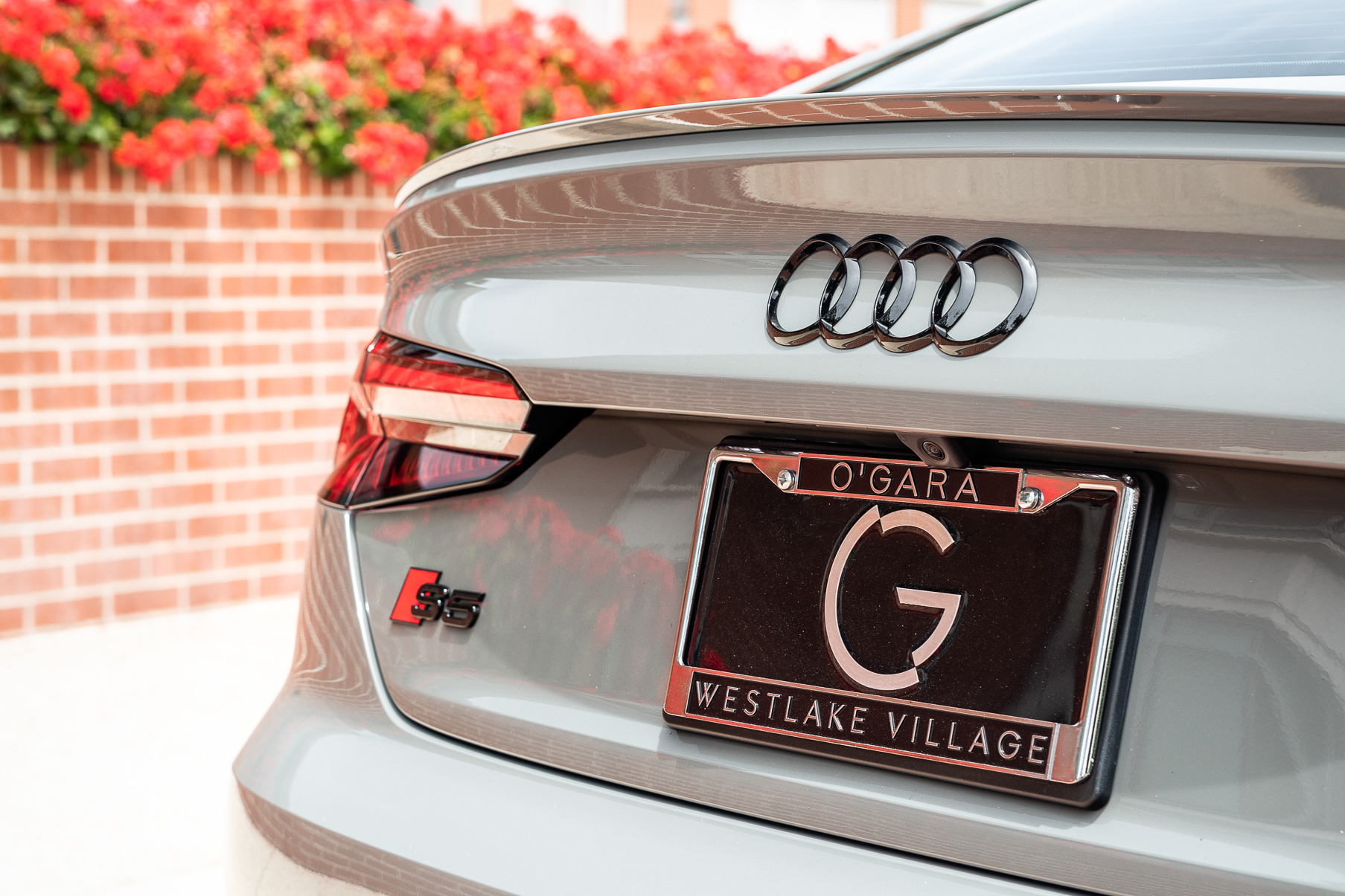 A 2018 Audi S5 Nardo on 20 Inch Blaque Diamond BD-F18 Gloss Black Wheels