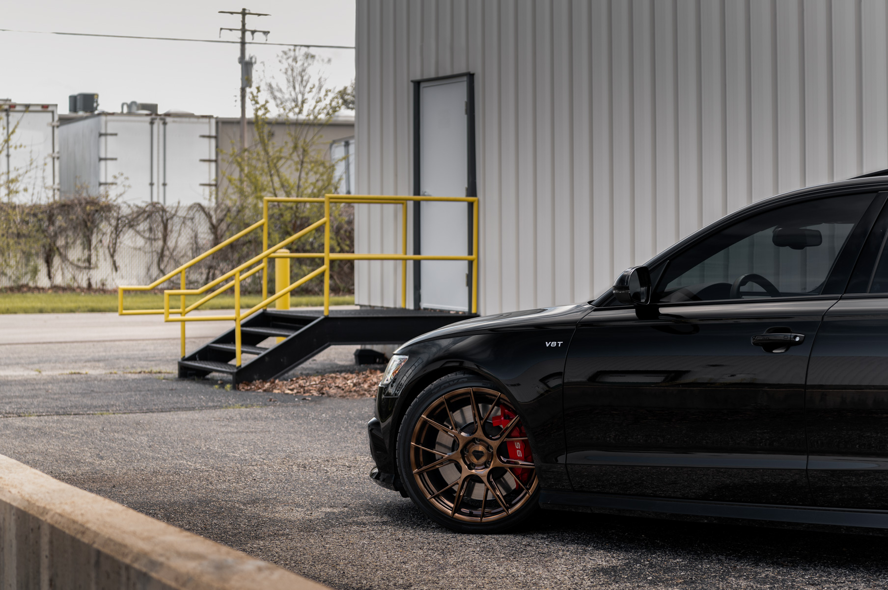 A 2016 Audi A6 Ryan Vibe on Blaque Diamond BD-F18 Bronze Wheels