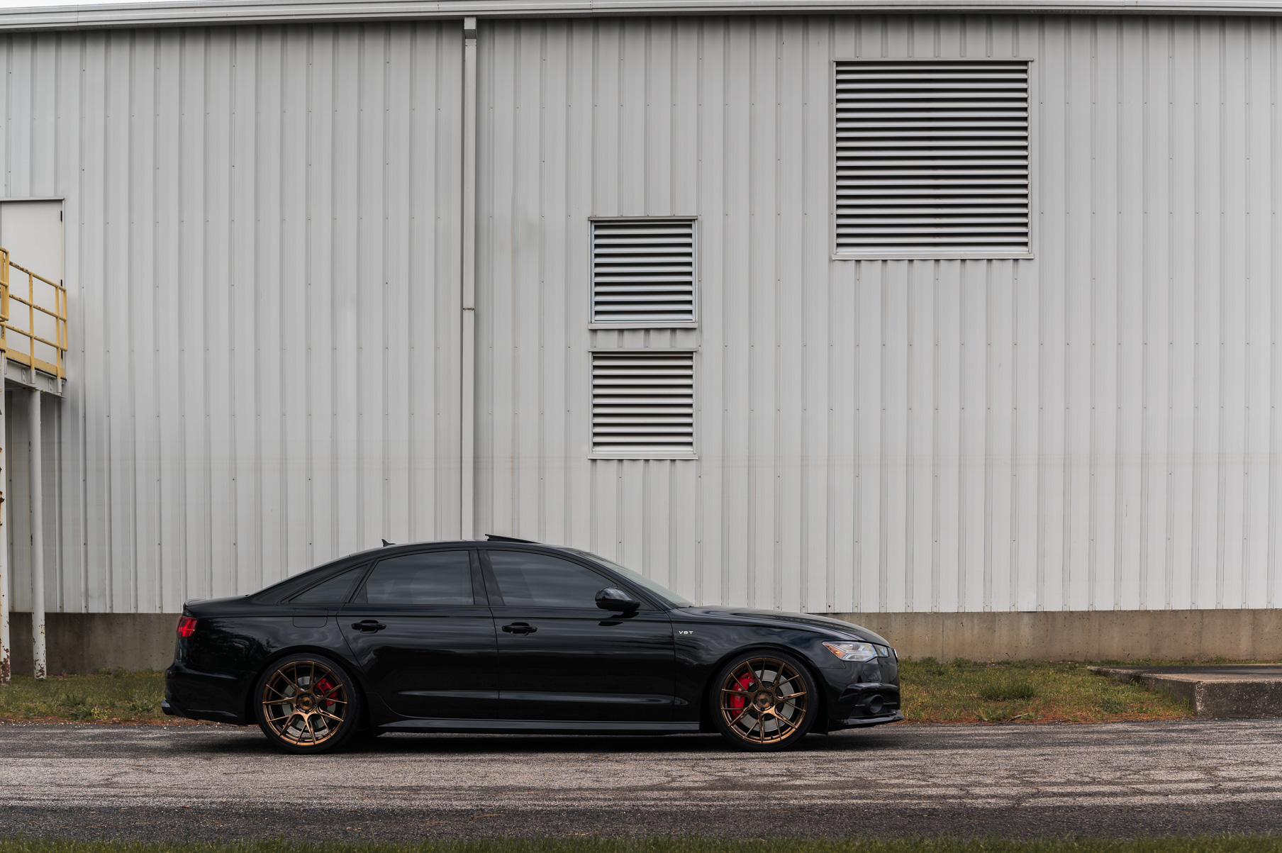 A 2016 Audi A6 Ryan Vibe on Blaque Diamond BD-F18 Bronze Wheels