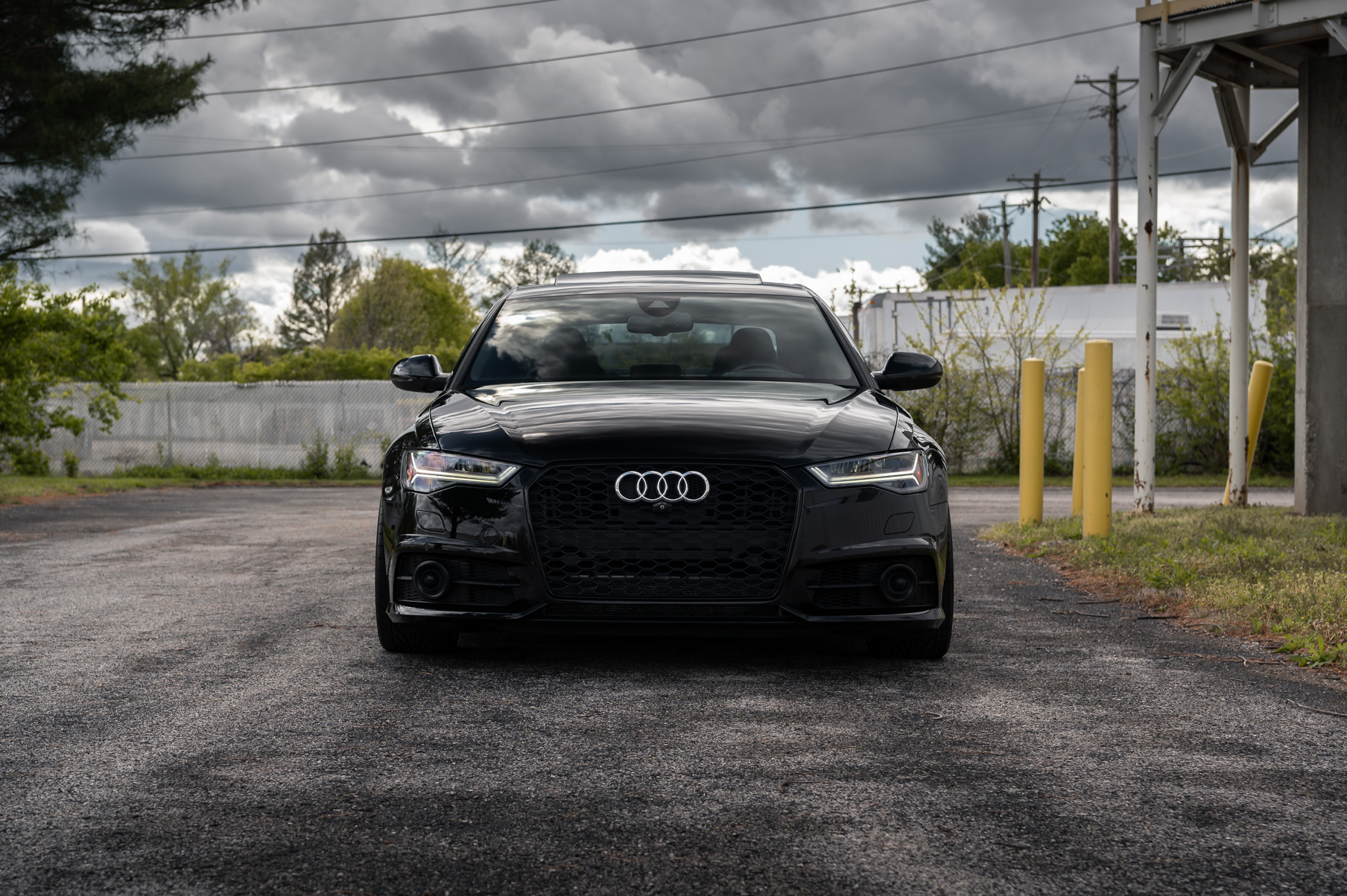 A 2016 Audi A6 Ryan Vibe on Blaque Diamond BD-F18 Bronze Wheels