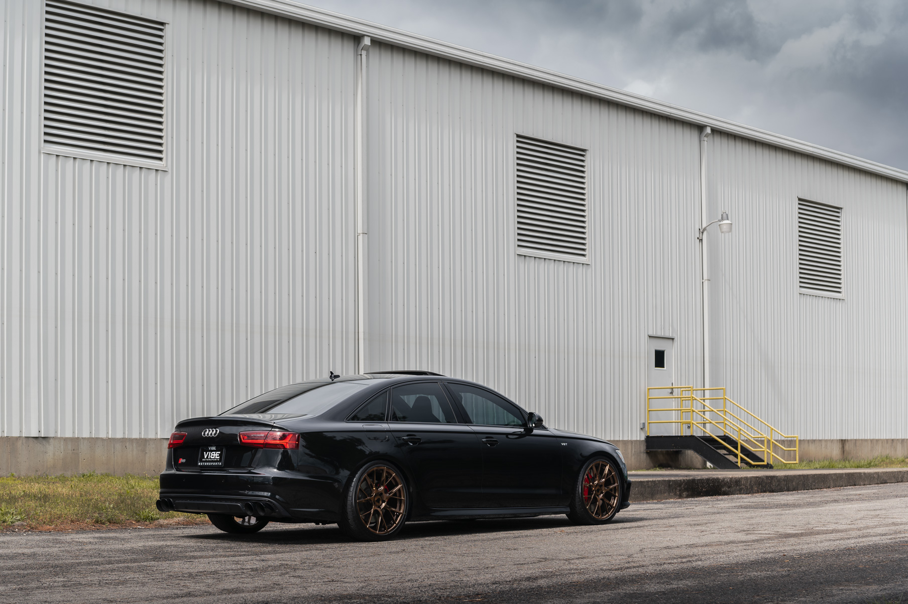 A 2016 Audi A6 Ryan Vibe on Blaque Diamond BD-F18 Bronze Wheels