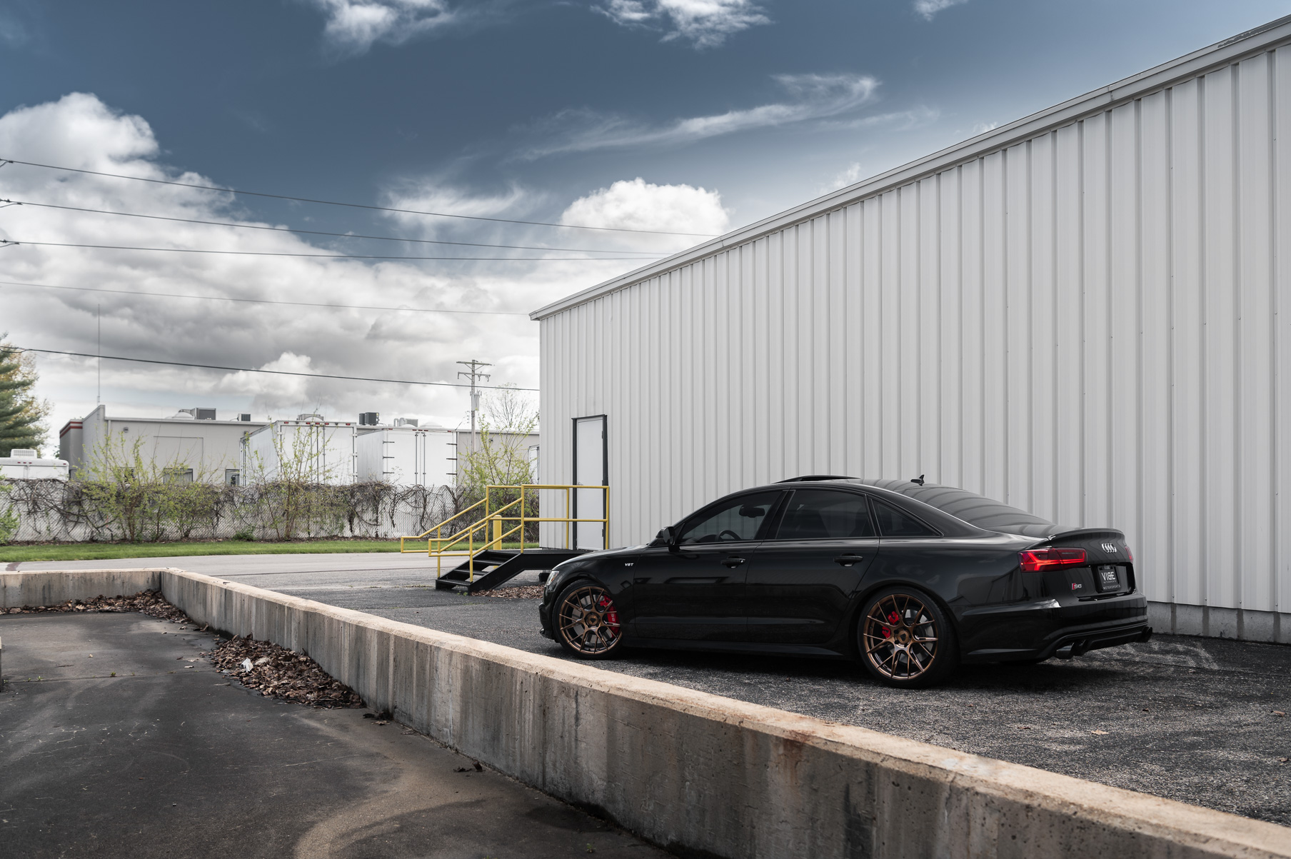 A 2016 Audi A6 Ryan Vibe on Blaque Diamond BD-F18 Bronze Wheels