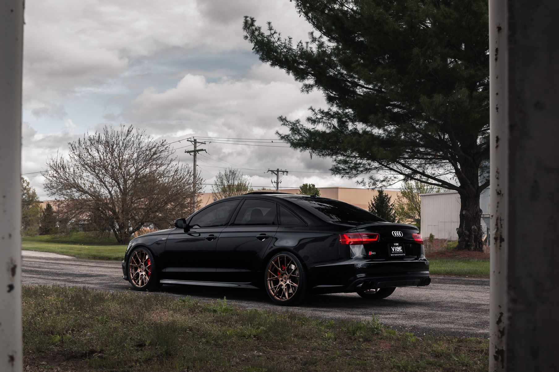 A 2016 Audi A6 Ryan Vibe on Blaque Diamond BD-F18 Bronze Wheels