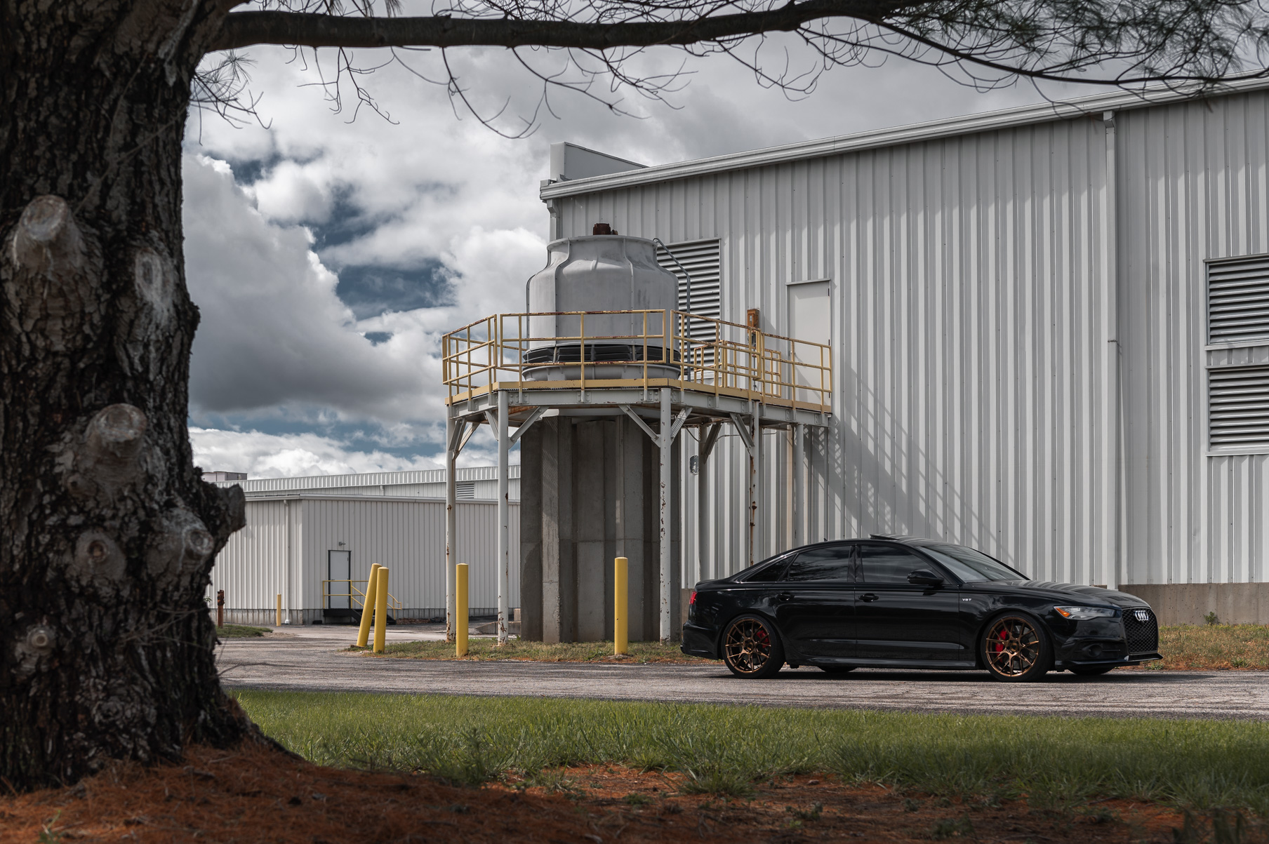 A 2016 Audi A6 Ryan Vibe on Blaque Diamond BD-F18 Bronze Wheels