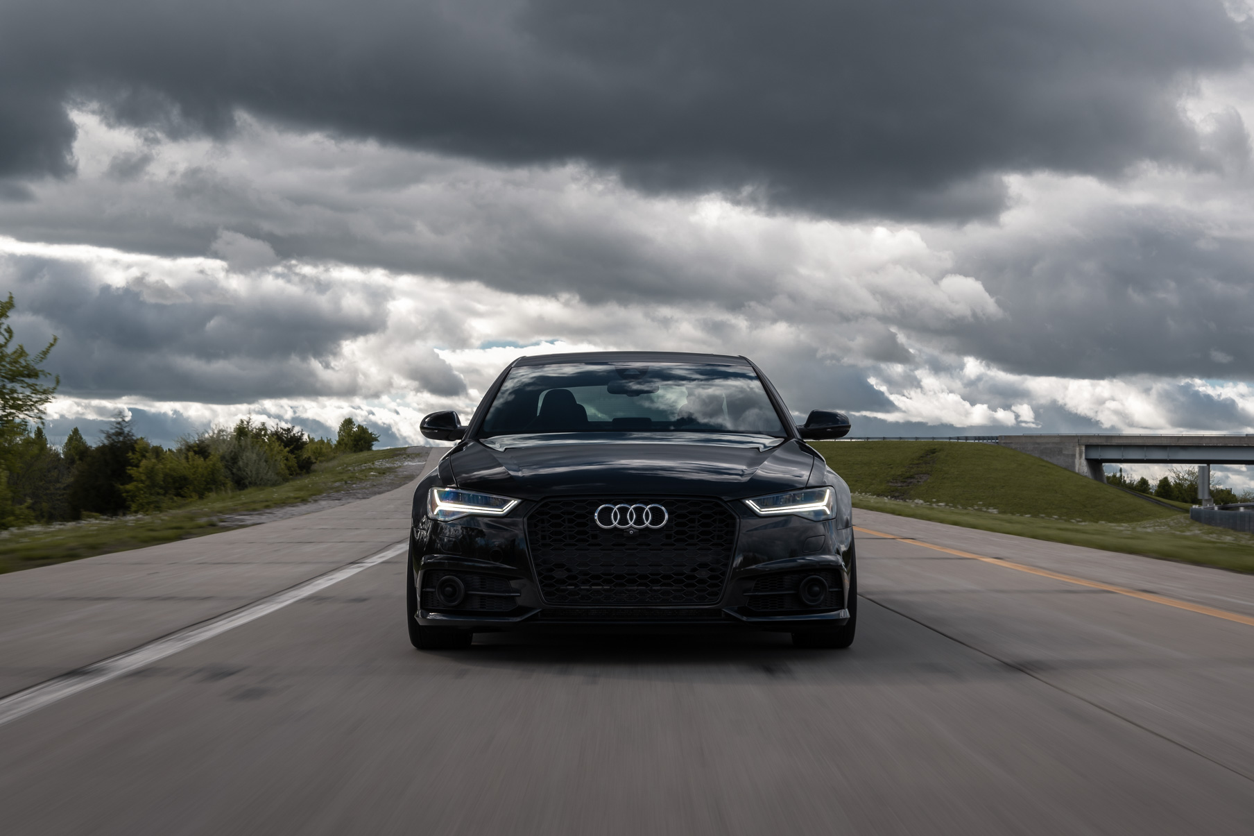 A 2016 Audi A6 Ryan Vibe on Blaque Diamond BD-F18 Bronze Wheels