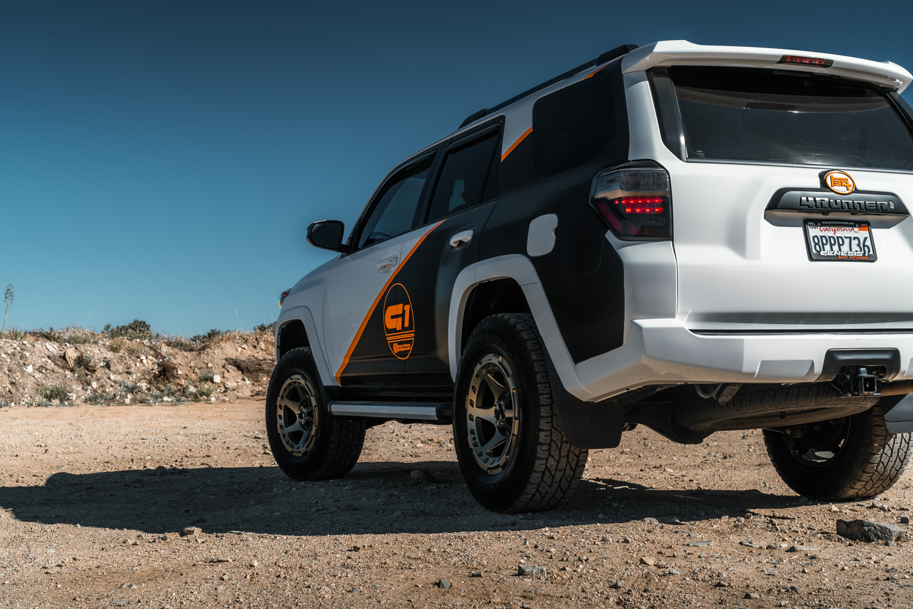 A 2020 Toyota 4Runner on 20 Inch Blaque Diamond BD-O728 Matte Bronze Wheels