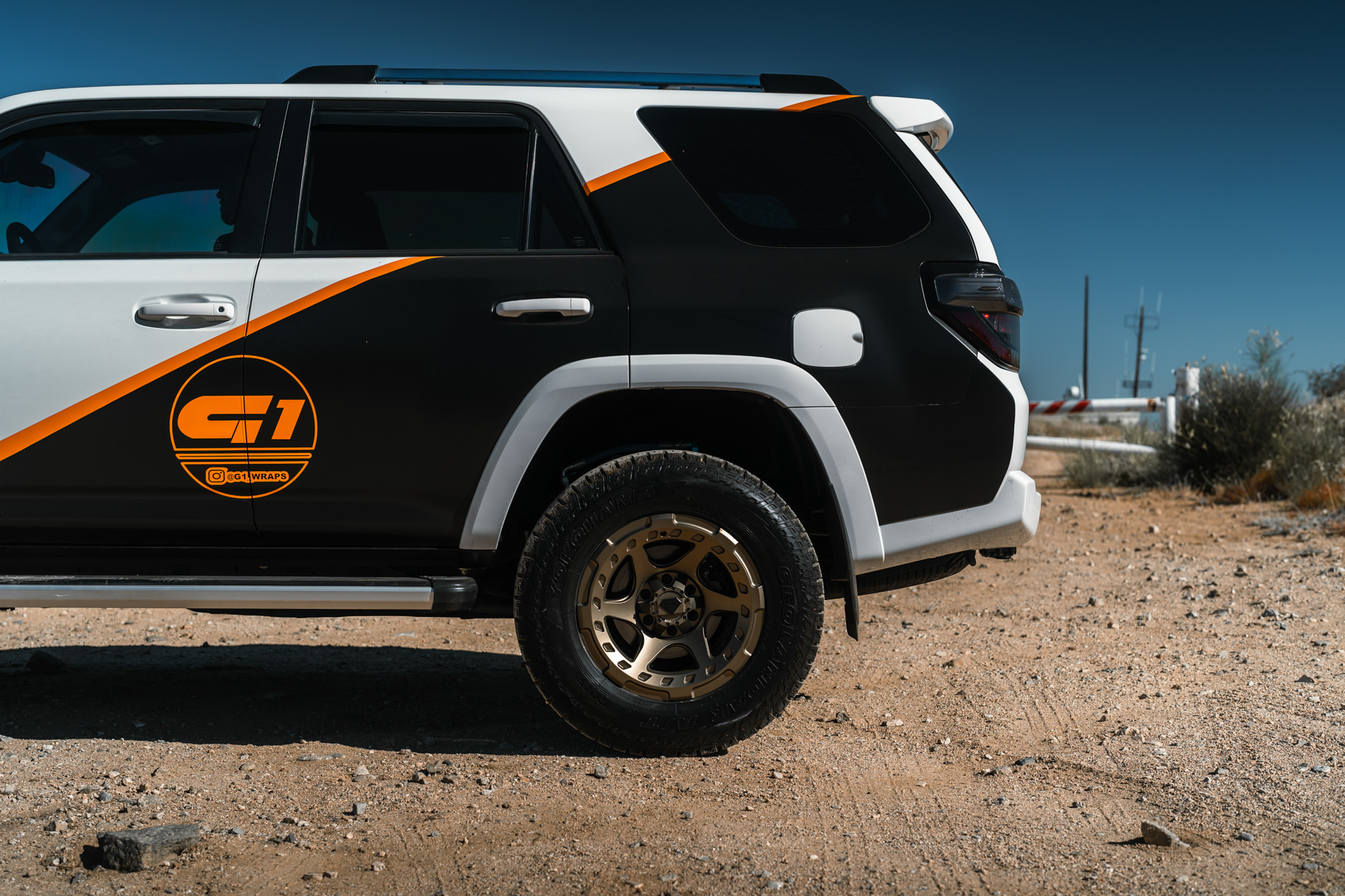 A 2020 Toyota 4Runner on 20 Inch Blaque Diamond BD-O728 Matte Bronze Wheels