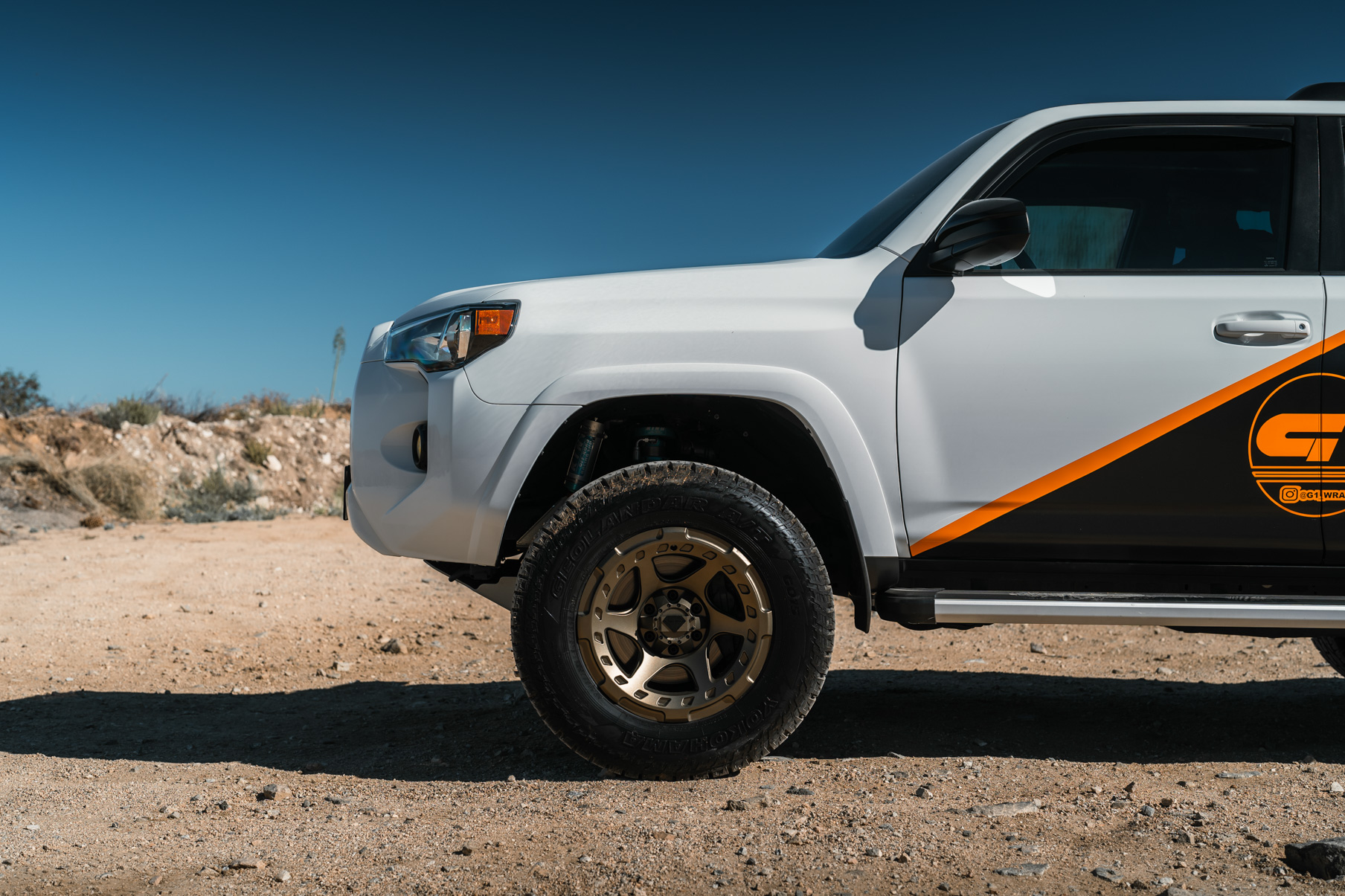 A 2020 Toyota 4Runner on 20 Inch Blaque Diamond BD-O728 Matte Bronze Wheels