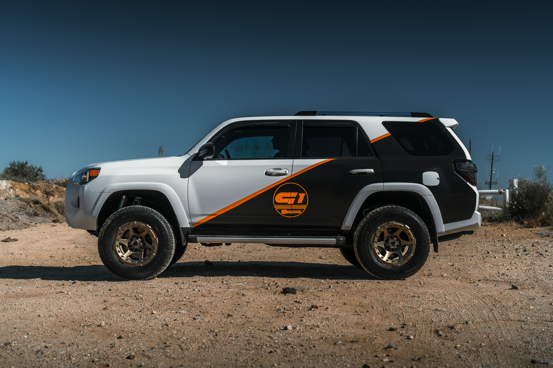 A 2020 Toyota 4Runner on 20 Inch Blaque Diamond BD-O728 Matte Bronze Wheels