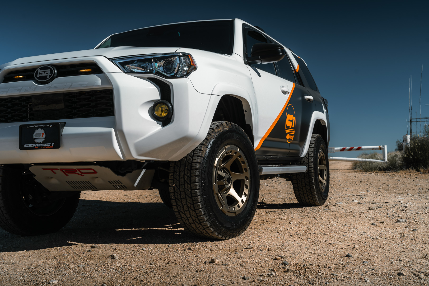 A 2020 Toyota 4Runner on 20 Inch Blaque Diamond BD-O728 Matte Bronze Wheels