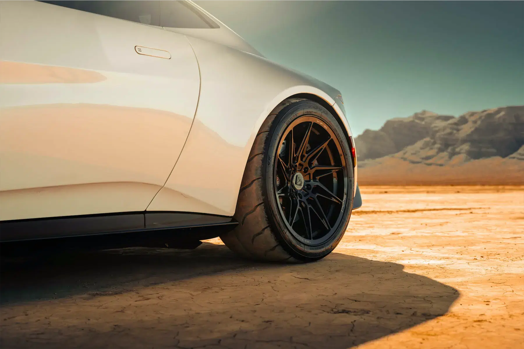 A 2020 Aston Martin Vantage on 20 Inch Blaque Diamond BD-F20 Gloss Black Wheels