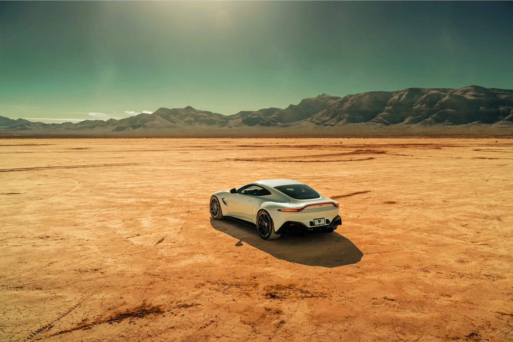 A 2020 Aston Martin Vantage on 20 Inch Blaque Diamond BD-F20 Gloss Black Wheels