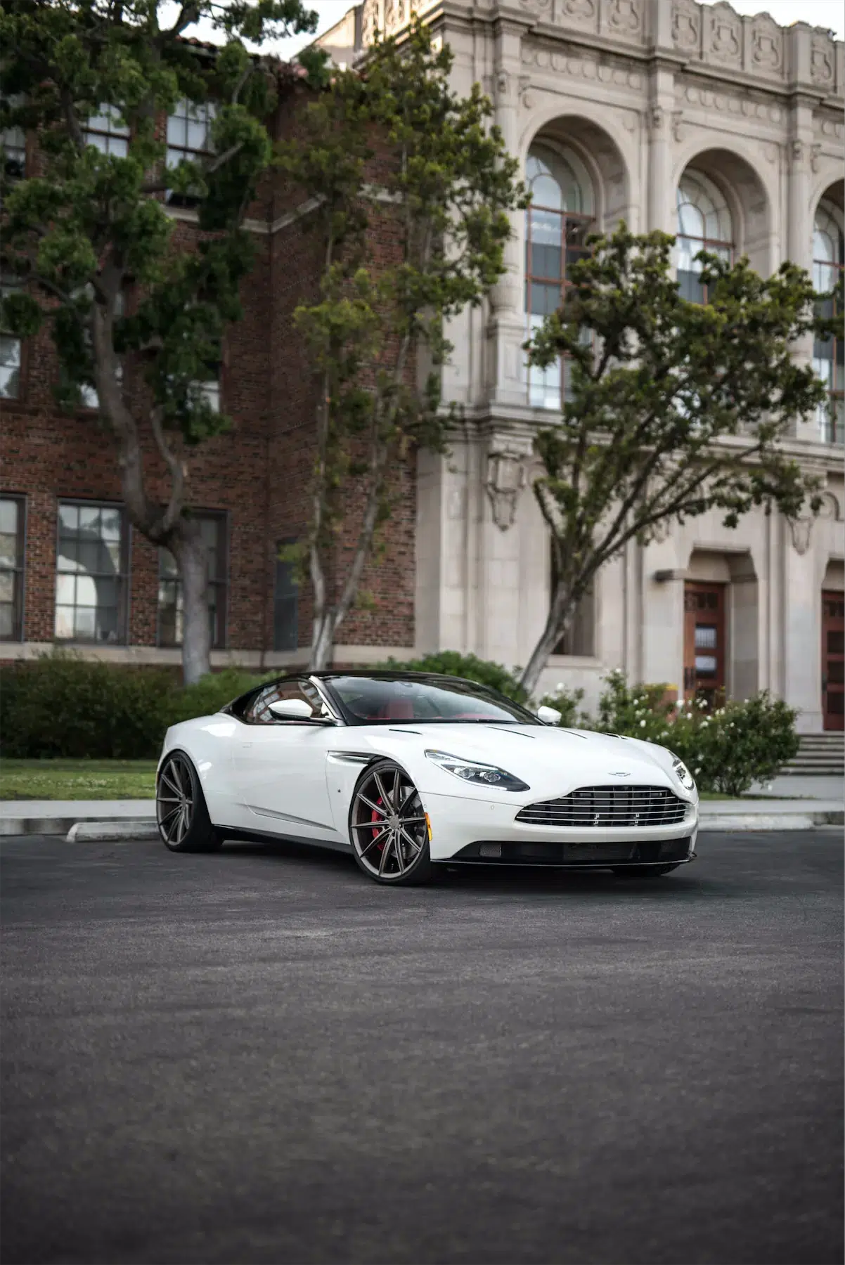 A 2017 Aston Martin DB11 on Blaque Diamond BD-11 Matte Antique Bronze Wheels