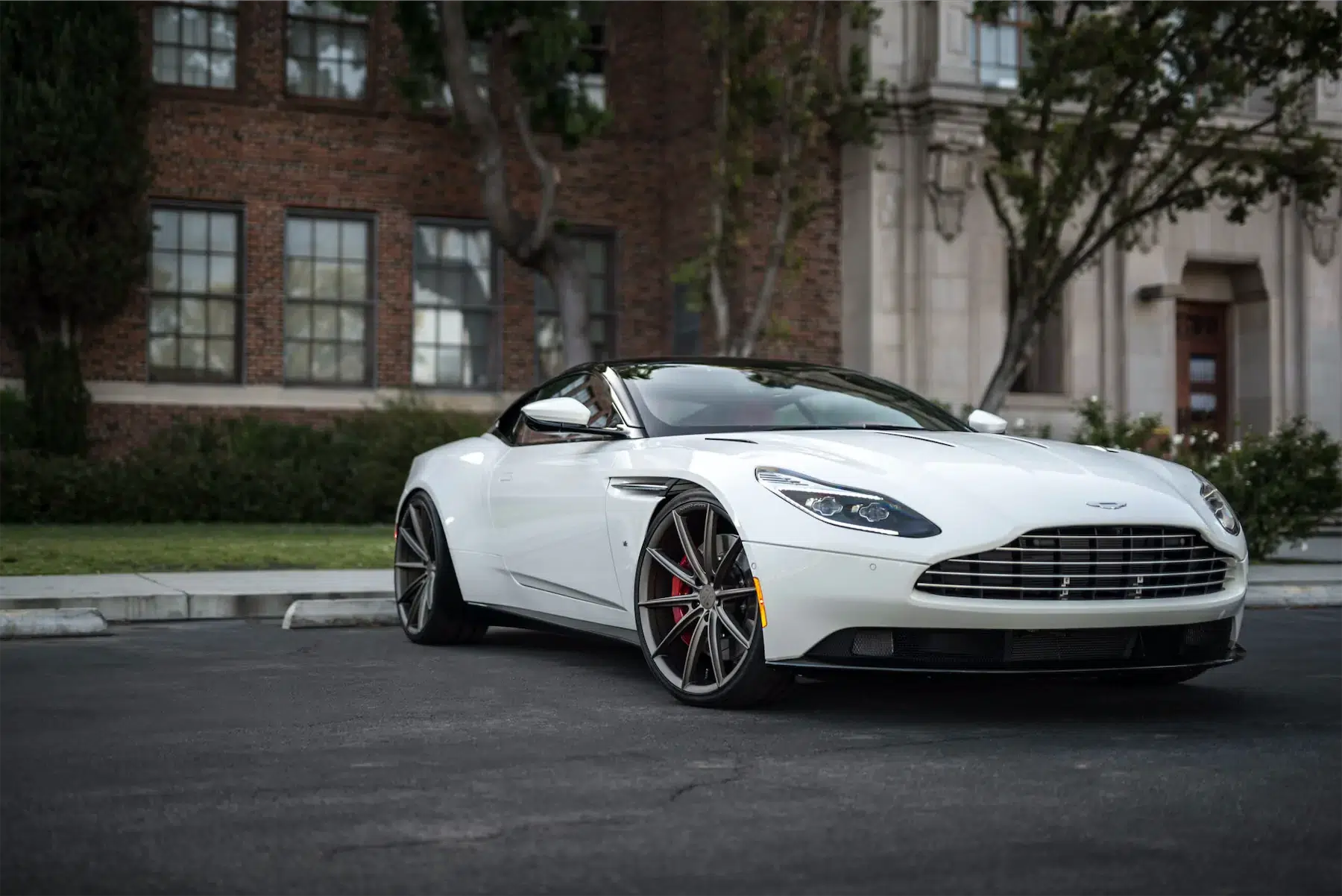A 2017 Aston Martin DB11 on Blaque Diamond BD-11 Matte Antique Bronze Wheels