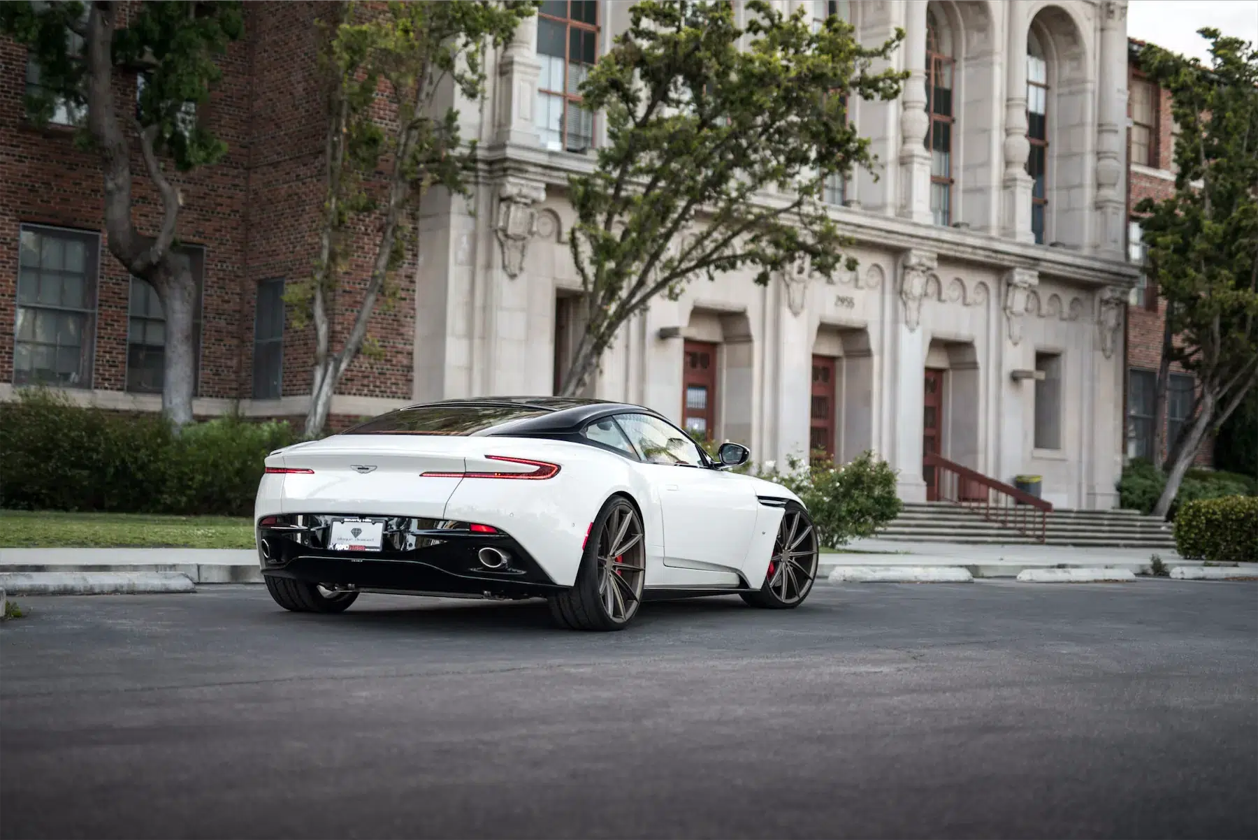 A 2017 Aston Martin DB11 on 22 Inch Blaque Diamond BD-11 Matte Antique Bronze Wheels