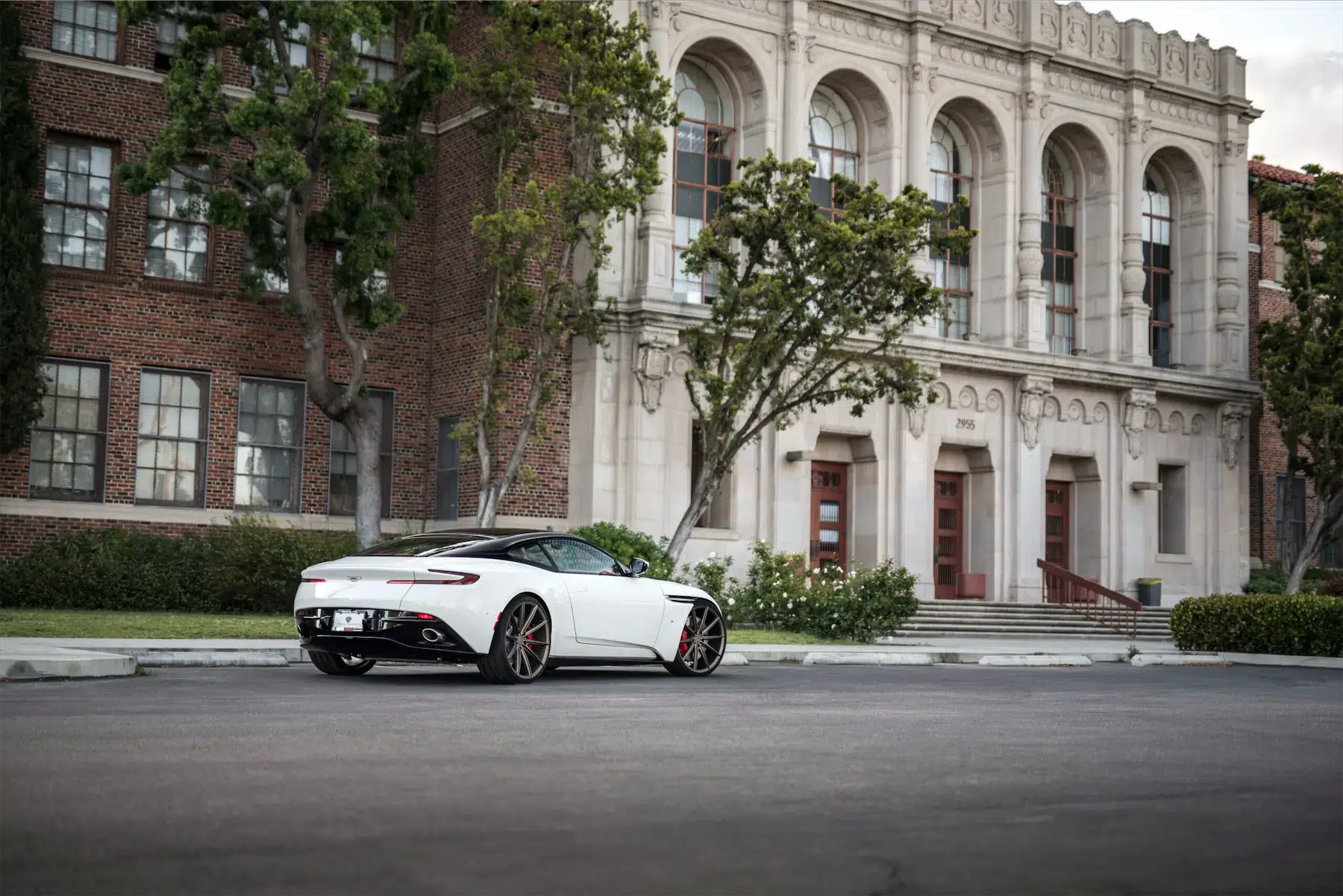 A 2017 Aston Martin DB11 on 22 Inch Blaque Diamond BD-11 Matte Antique Bronze Wheels