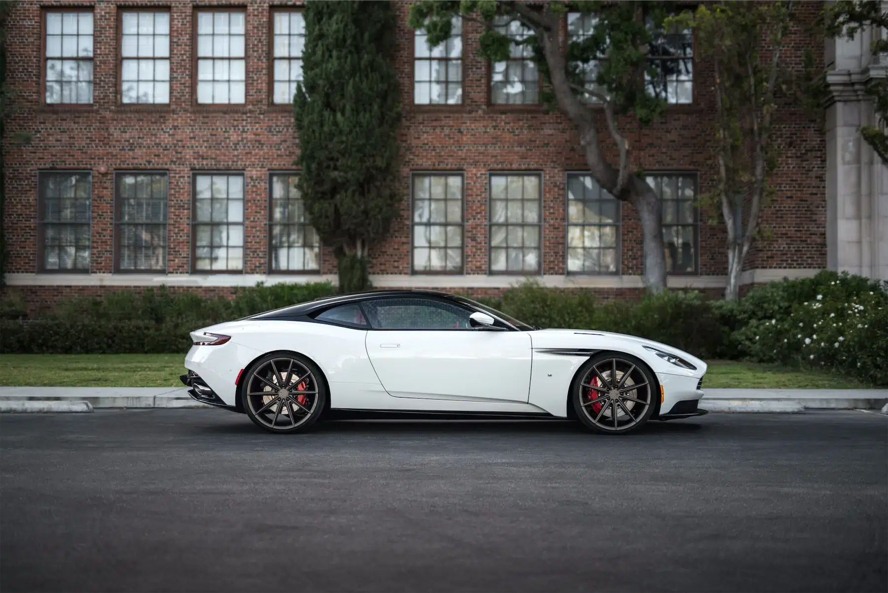 A 2017 Aston Martin DB11 on 22 Inch Blaque Diamond BD-11 Matte Antique Bronze Wheels