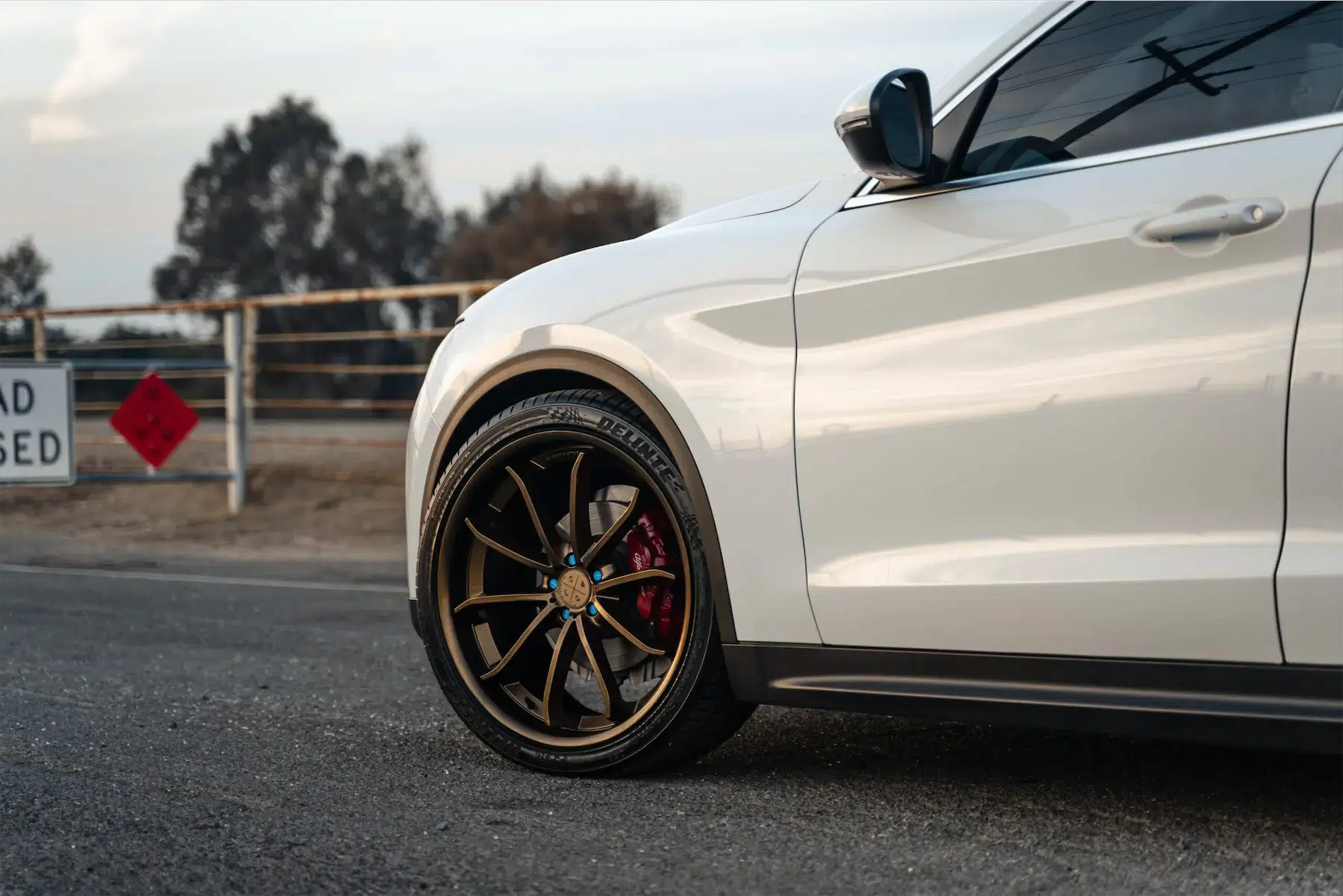 2020 Alfa Romeo Stelvio on Blaque Diamond BD-23 Bronze Wheels