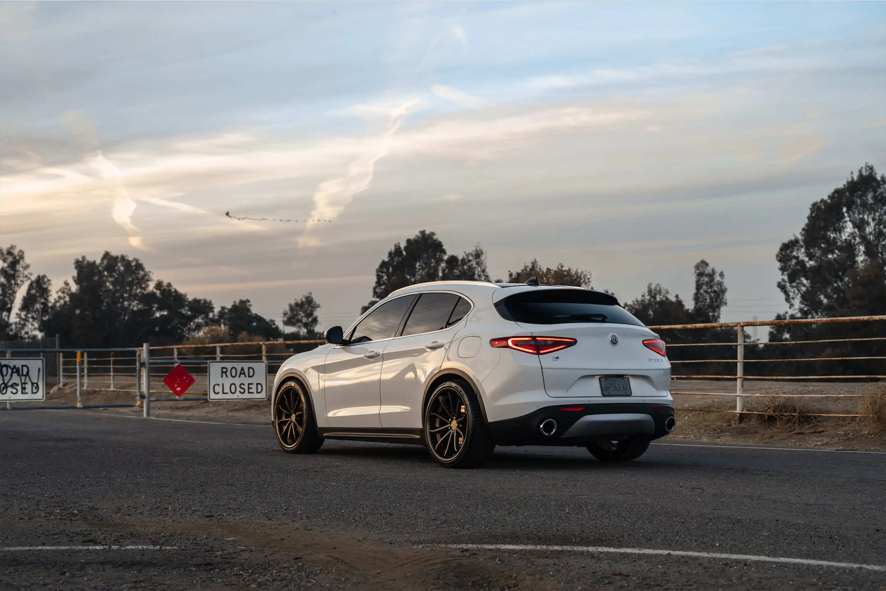 2020 Alfa Romeo Stelvio on Blaque Diamond BD-23 Bronze Wheels