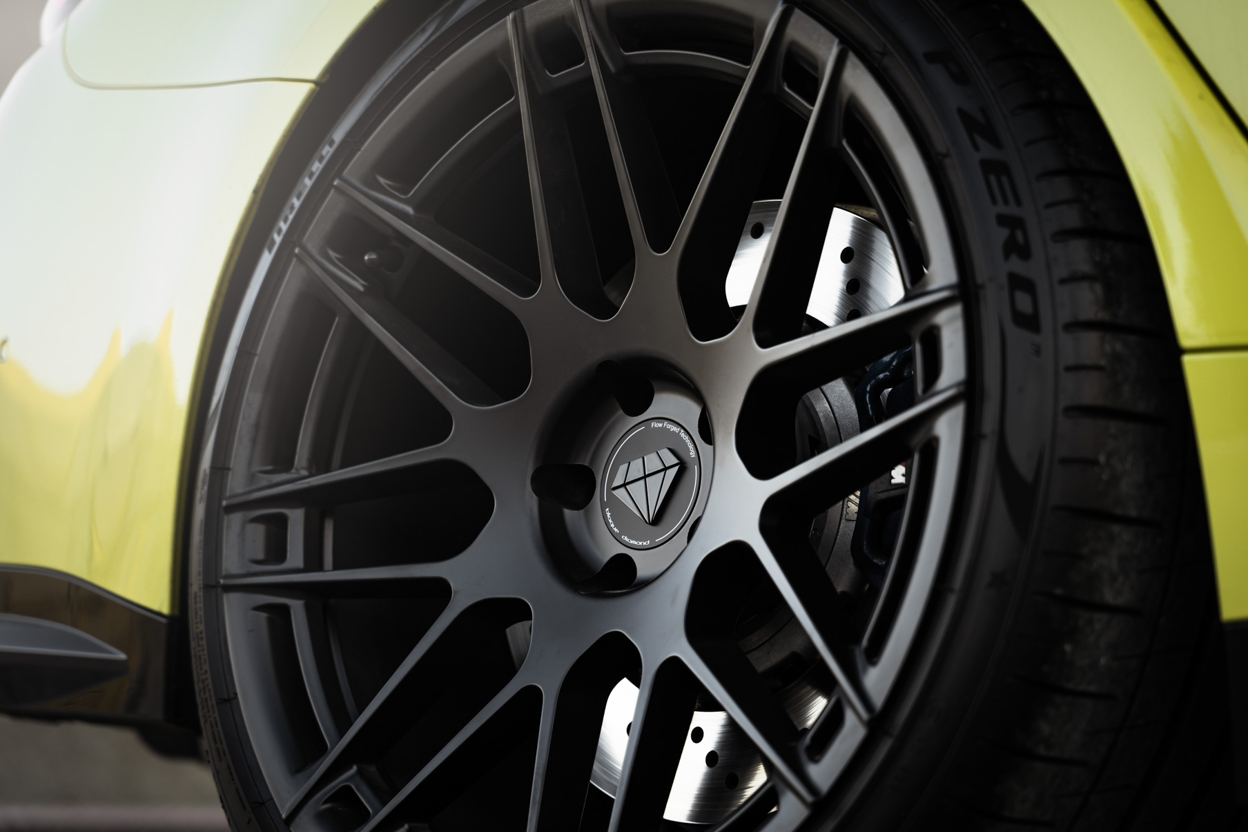 A 2022 BMW M3 Competition on Blaque Diamond BD-F12 Satin Black Wheels