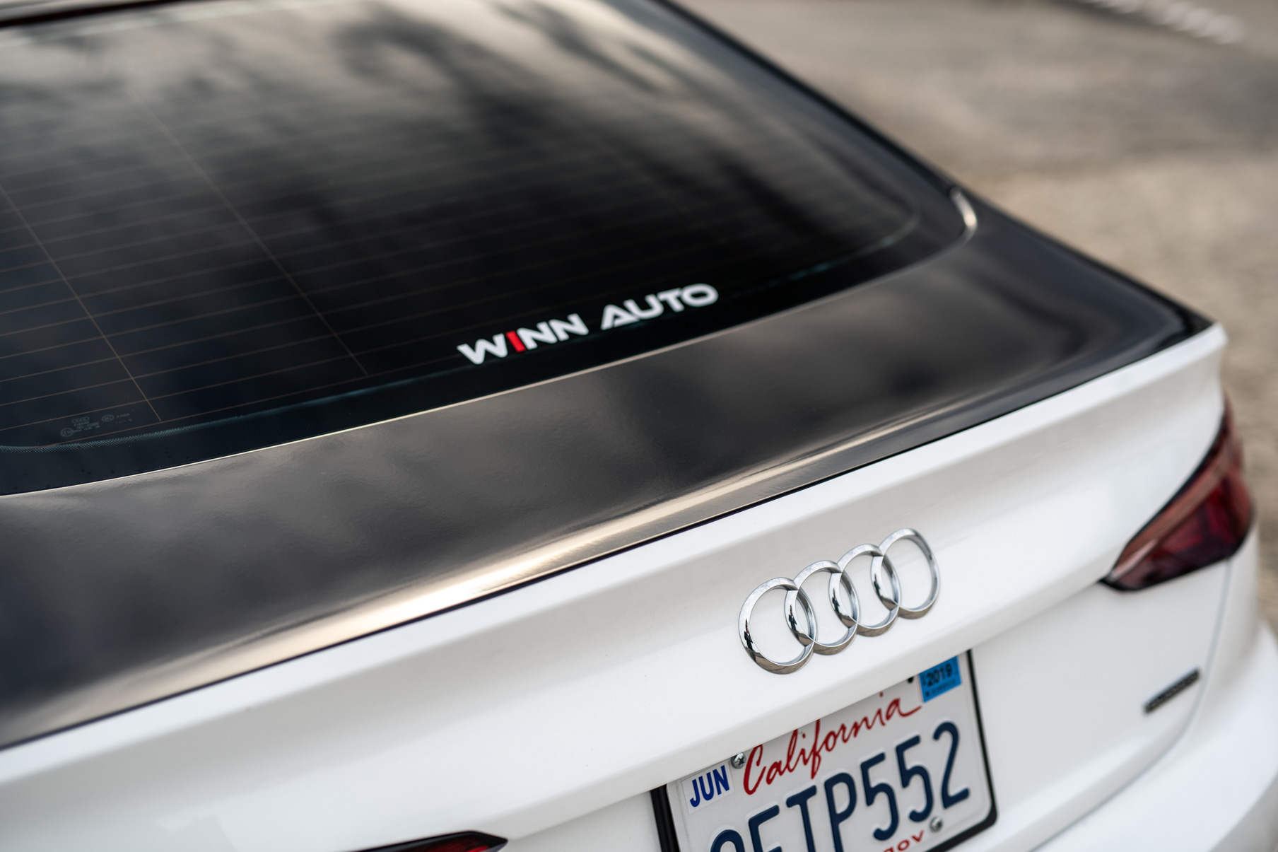 A 2019 Audi S5 on Blaque Diamond BD-27 Brushed Silver Wheels