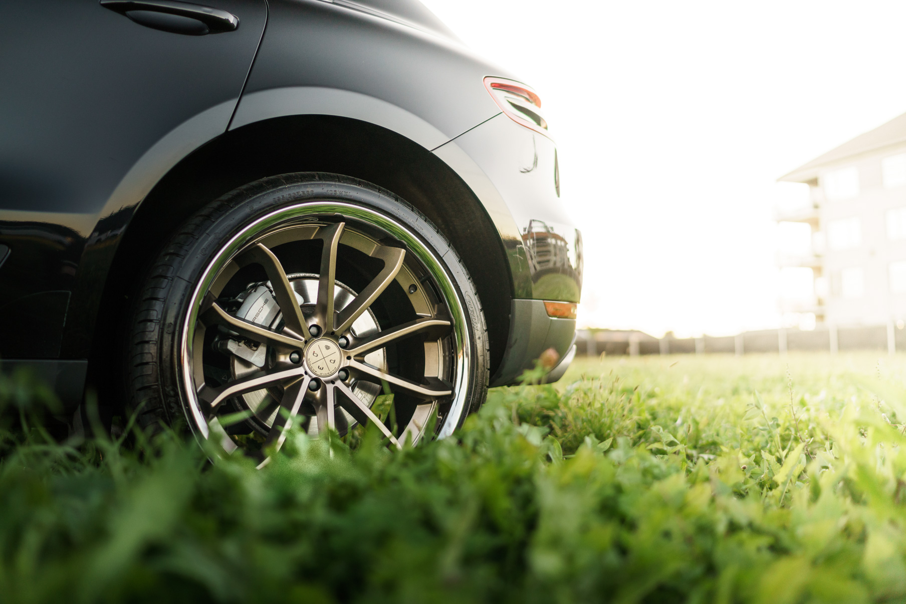 A 2017 Porsche Macan S on Blaque Diamond BD-23 Bronze Wheels