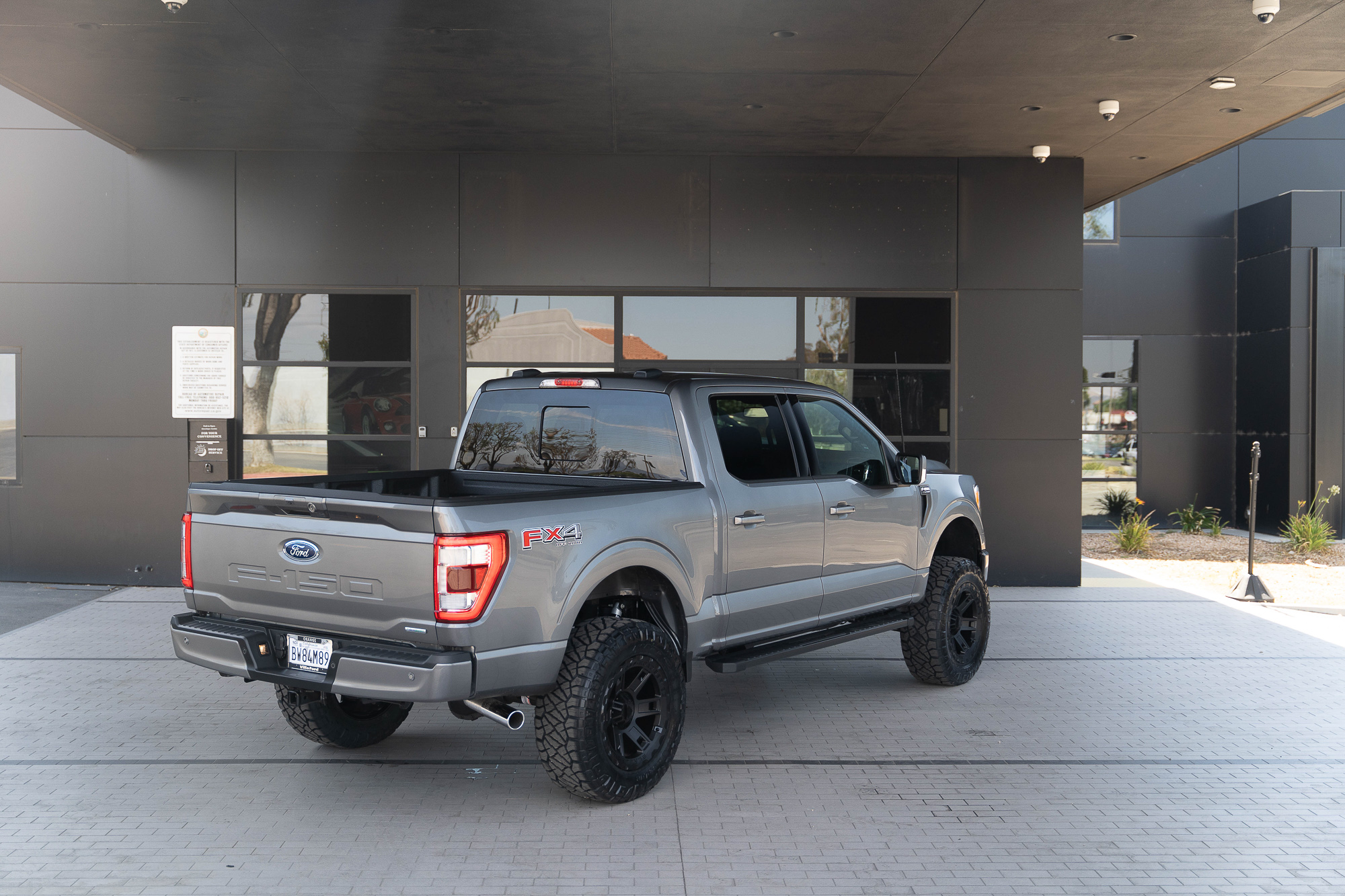 A 2020 Ford F150 on Blaque Diamond BD-O801 Textured Black Wheels