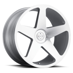 Blaque Diamond BD-15 5 Lug 20x10 Silver Machined Wheel Product Photo