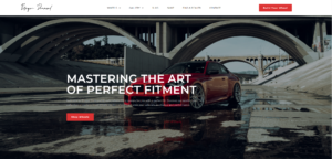 Image of Blaque Diamond Wheels Website Homepage