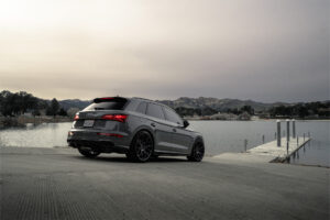 2019 Audi SQ5 on Blaque Diamond F18 Gloss Black wheels.