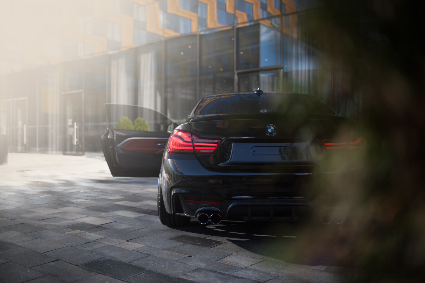 2015 BMW 4 Series Coupe on Blaque Diamond BD23 wheels in a Matte Bronze finish.
