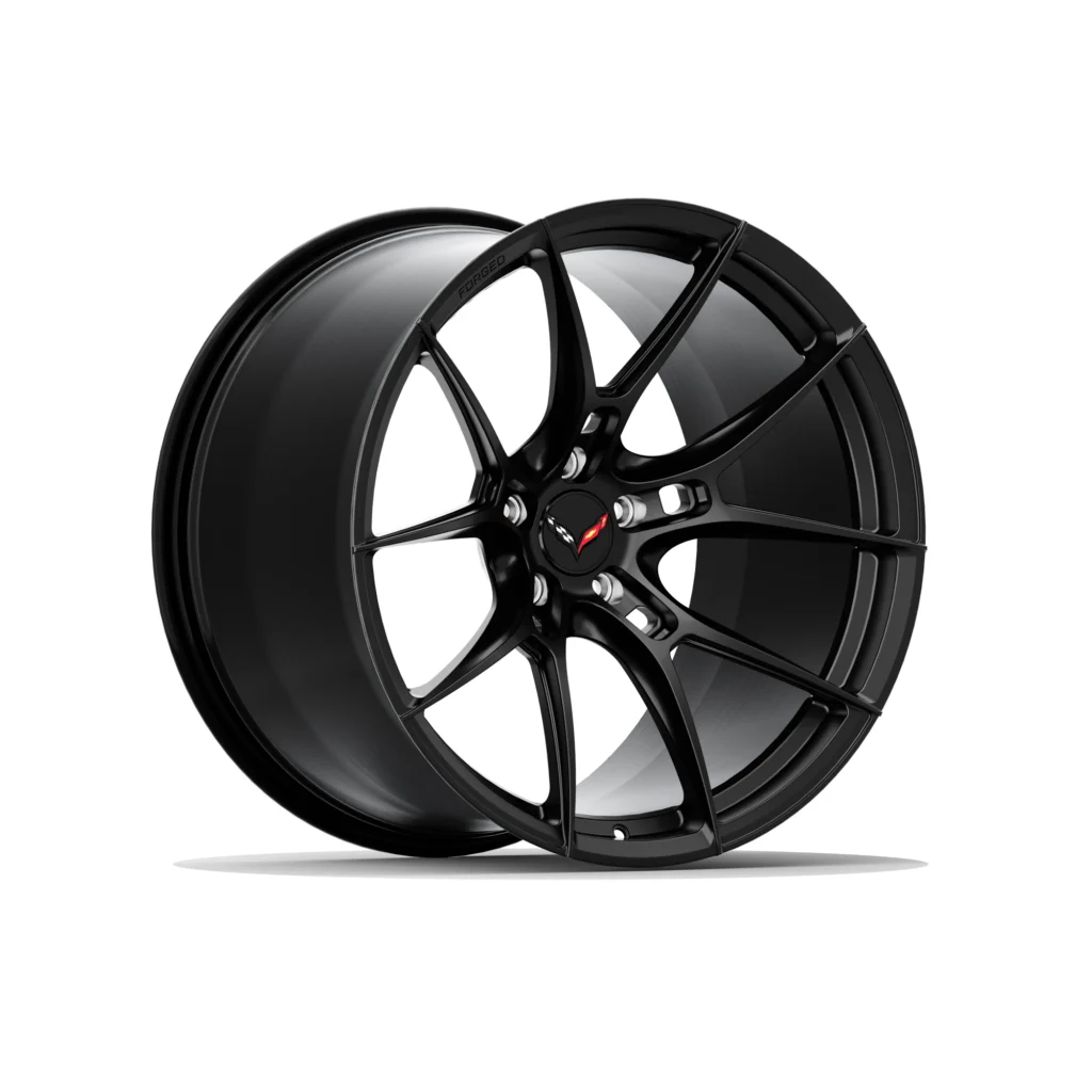 Blaque Diamond Forged BD-FR5 Corvette Satin Black